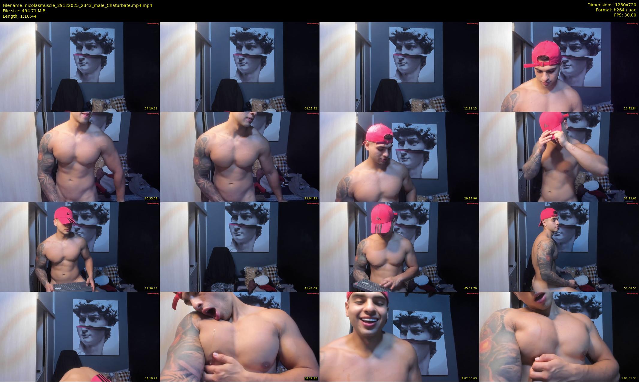 nicolasmuscle — 71 minute Chaturbate male cam show recording, 720p, Dec 29, 2025