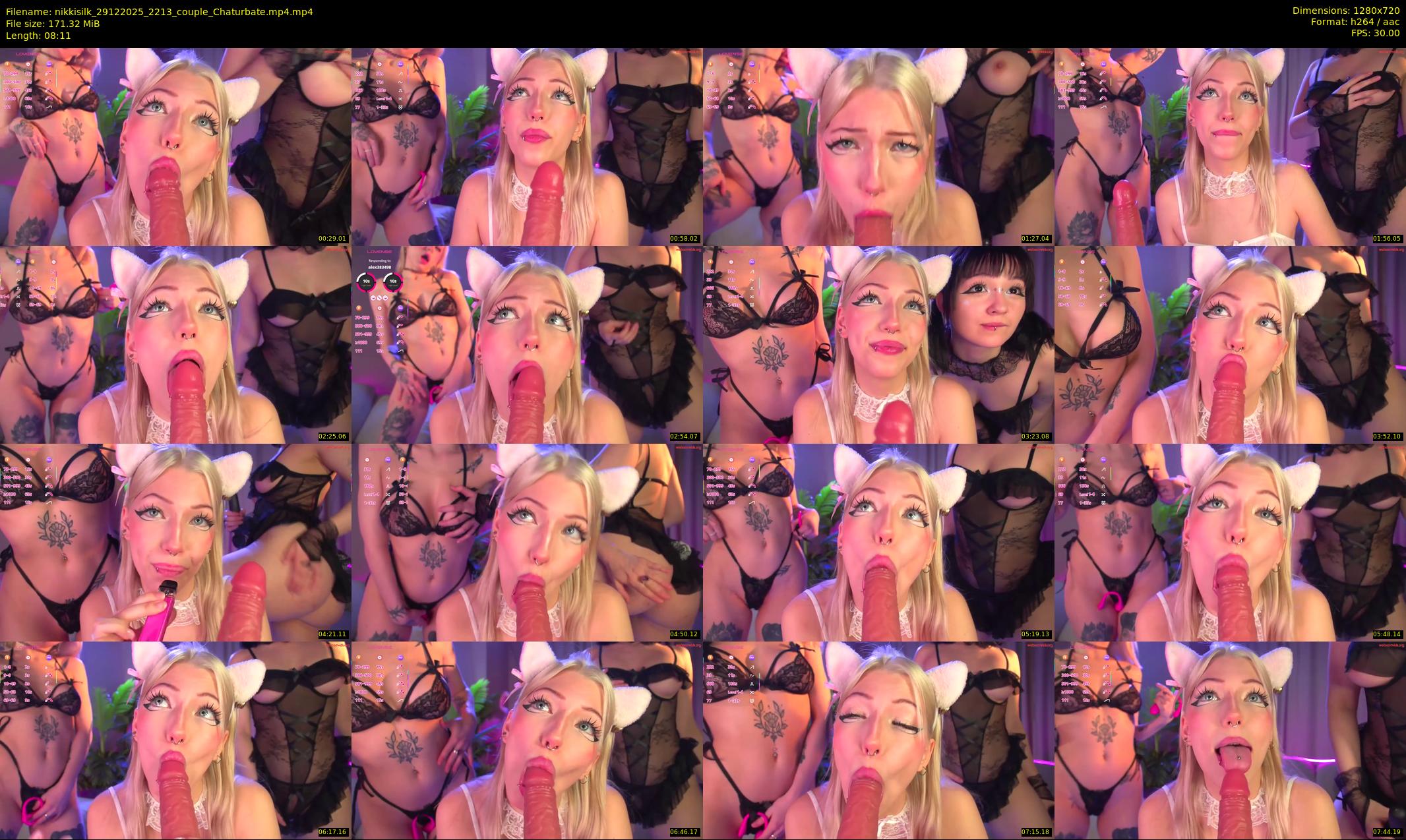 nikkisilk — 9 minute Chaturbate female cam show recording, 720p, Dec 29, 2025