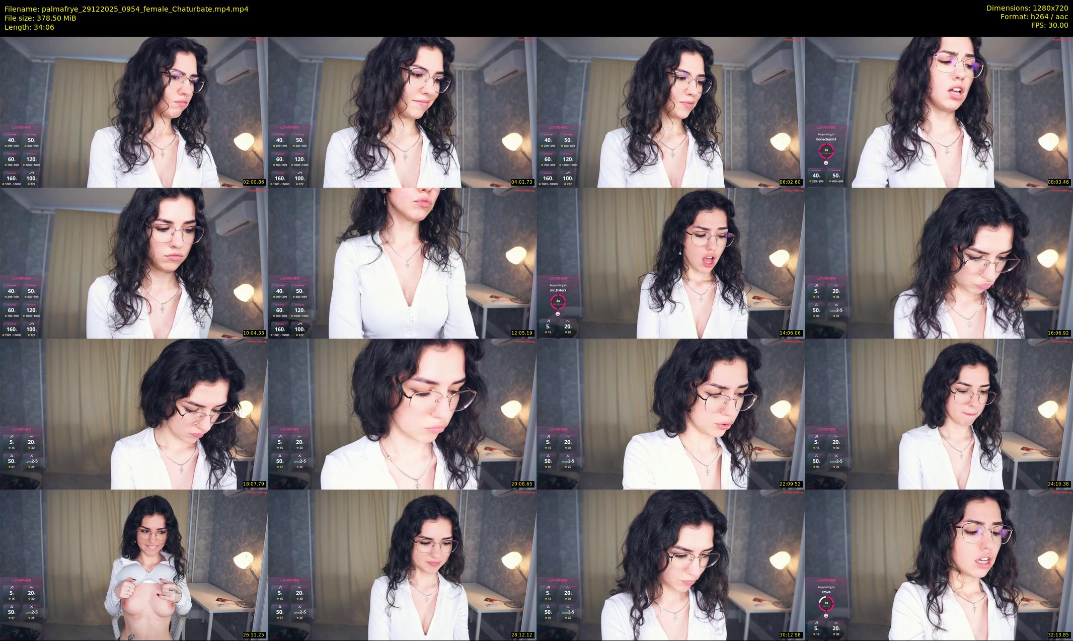 palmafrye — 35 minute Chaturbate female cam show recording, 720p, Dec 29, 2025