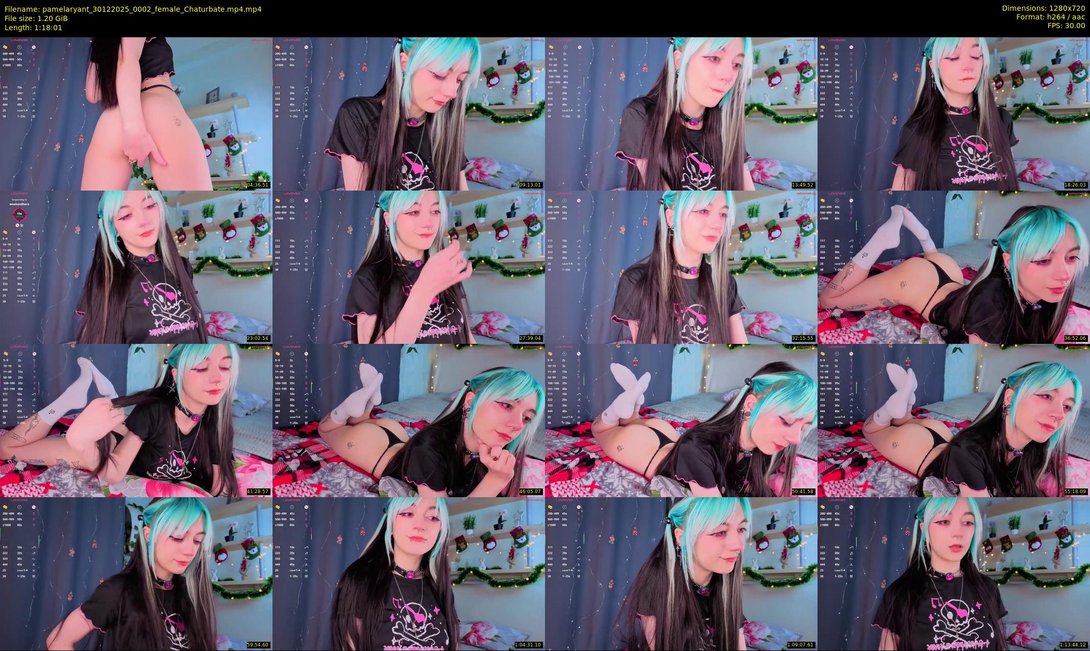 pamelaryant — 79 minute Chaturbate female cam show recording, 720p, Dec 30, 2025