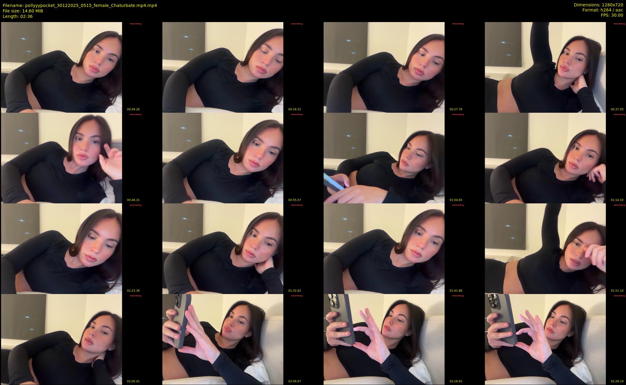 pollyyypocket — 3 minute Chaturbate female cam show recording, 720p, Dec 30, 2025
