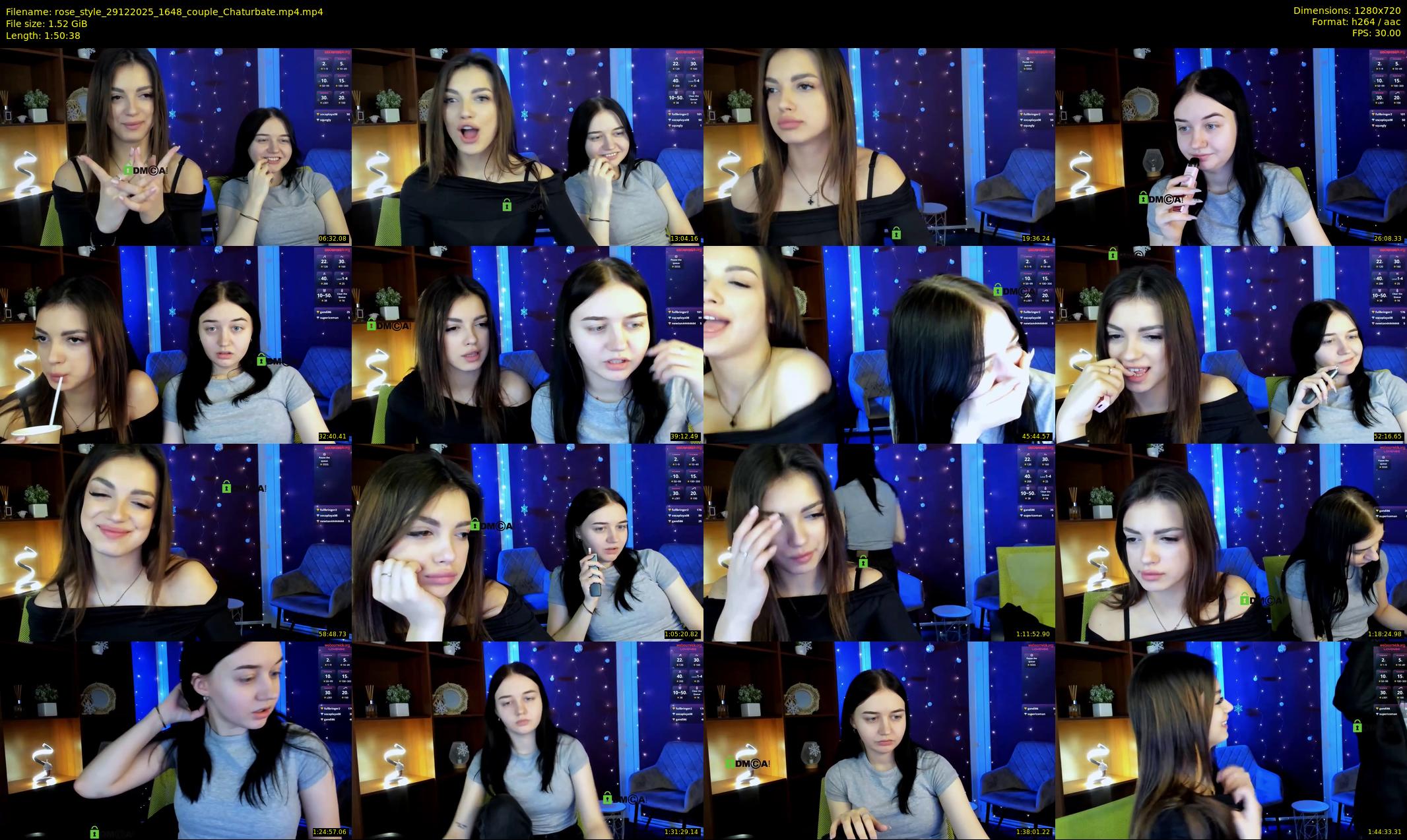 rose_style — 111 minute Chaturbate couple cam show recording, 720p, Dec 29, 2025