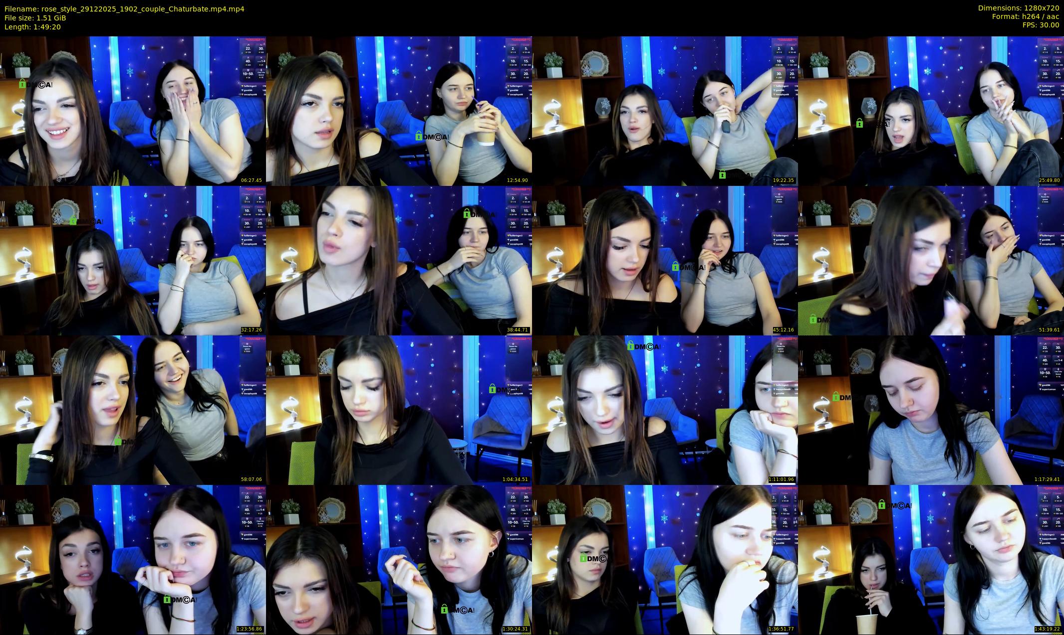 rose_style — 110 minute Chaturbate couple cam show recording, 720p, Dec 29, 2025