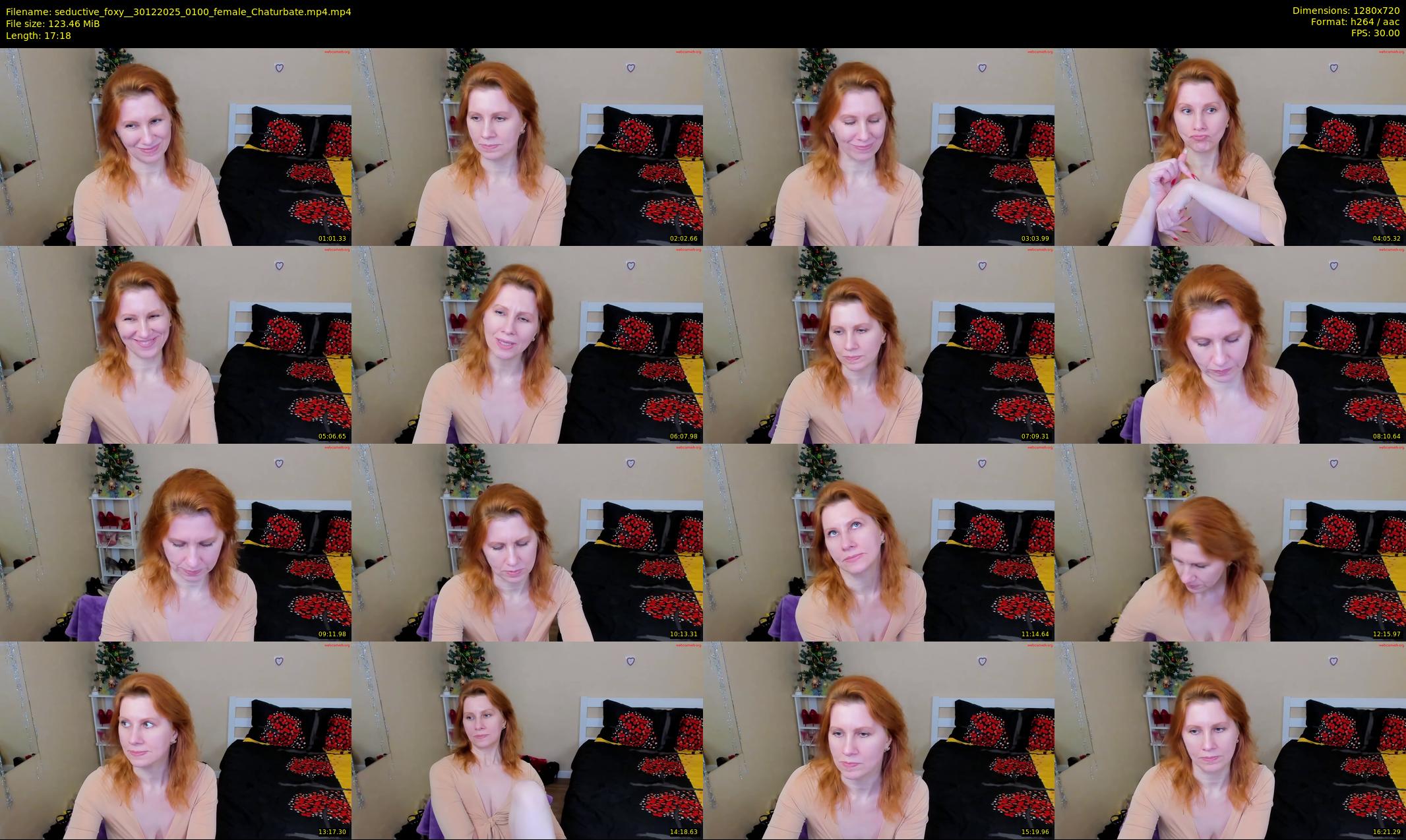seductive_foxy_ — 18 minute Chaturbate female cam show recording, 720p, Dec 30, 2025