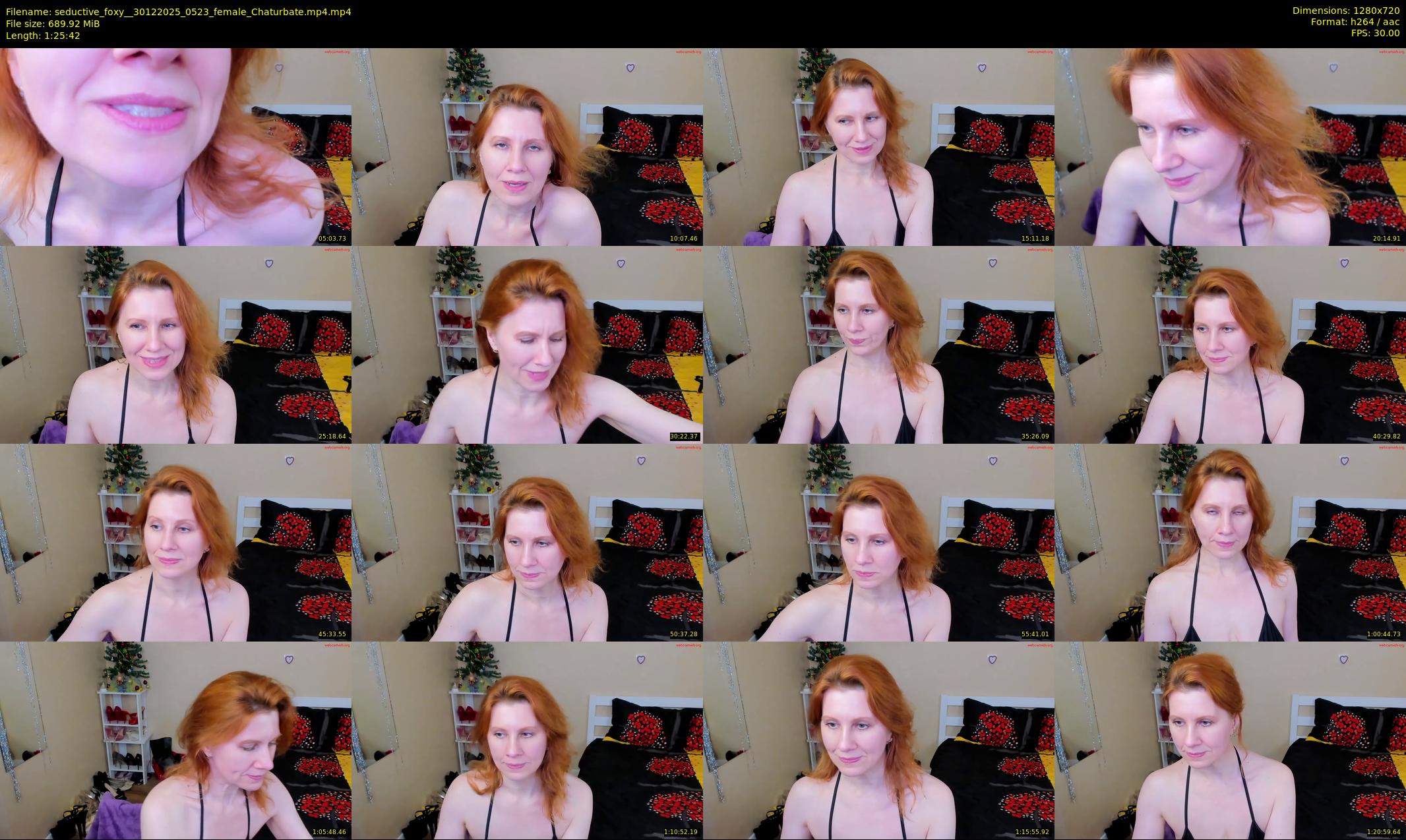 seductive_foxy_ — 86 minute Chaturbate female cam show recording, 720p, Dec 30, 2025