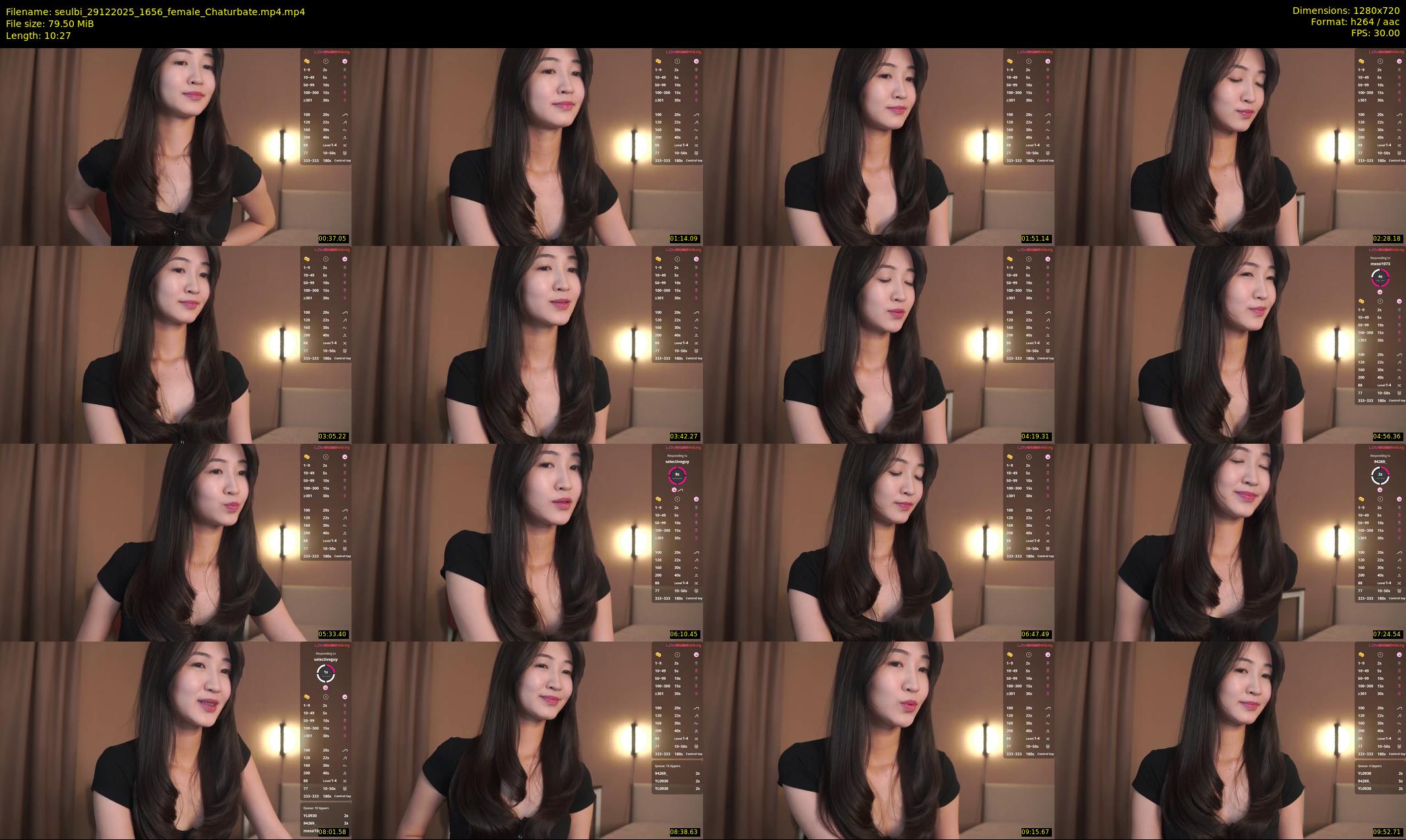 seulbi — 11 minute Chaturbate female cam show recording, 720p, Dec 29, 2025