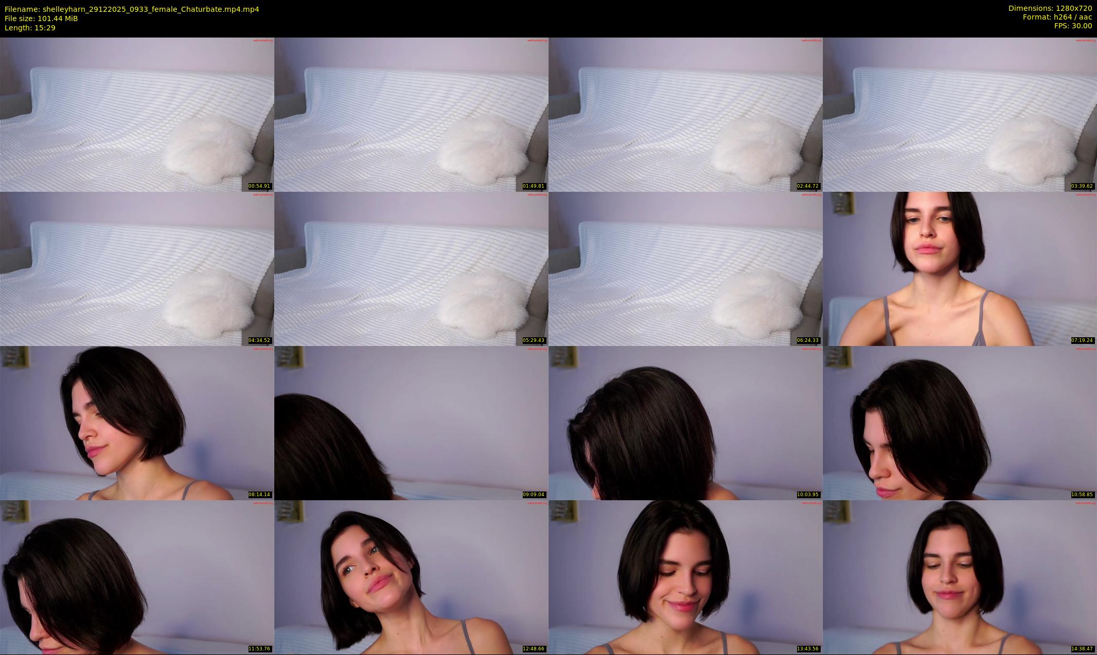 shelleyharn — 16 minute Chaturbate female cam show recording, 720p, Dec 29, 2025
