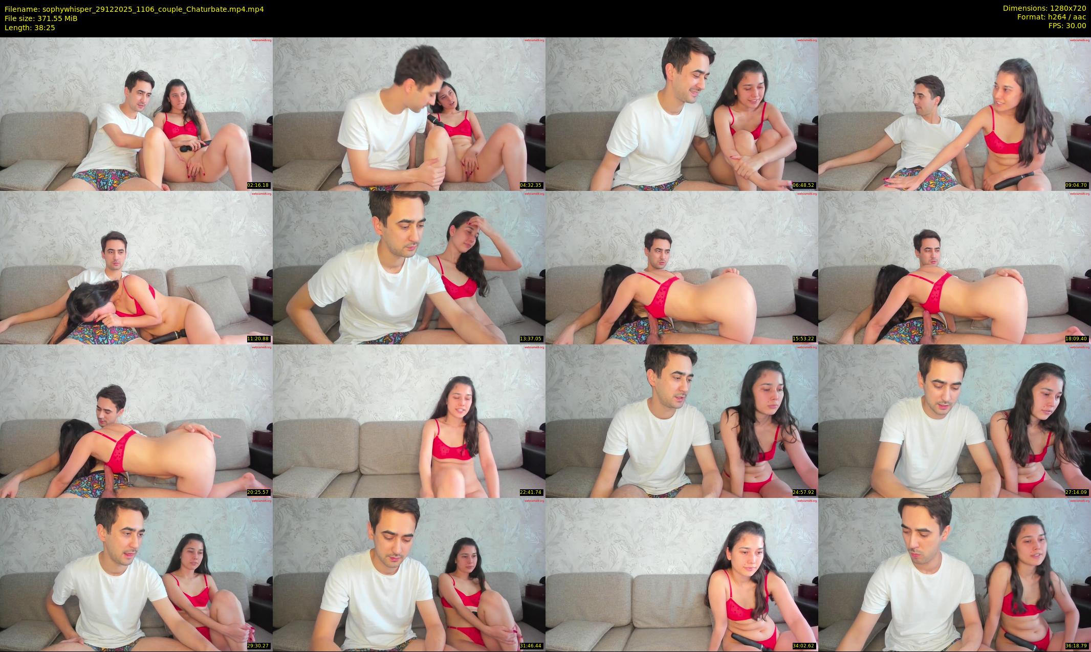 sophywhisper — 39 minute Chaturbate couple cam show recording, 720p, Dec 29, 2025