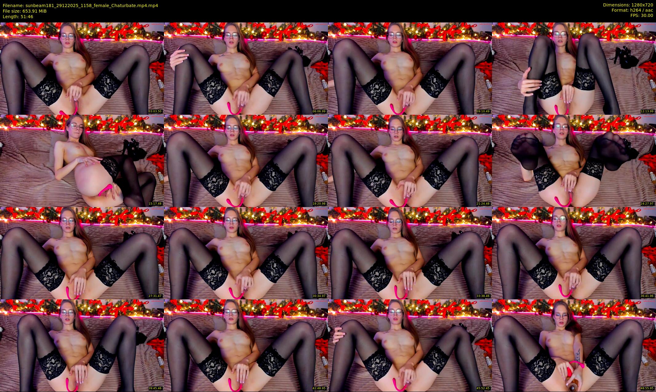 sunbeam181 — 52 minute Chaturbate female cam show recording, 720p, Dec 29, 2025