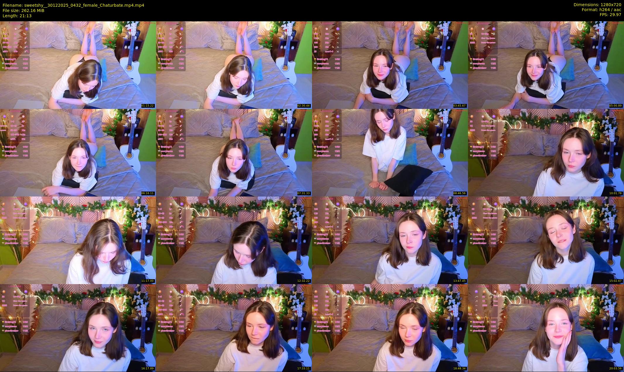 sweetshy_ — 22 minute Chaturbate female cam show recording, 720p, Dec 30, 2025