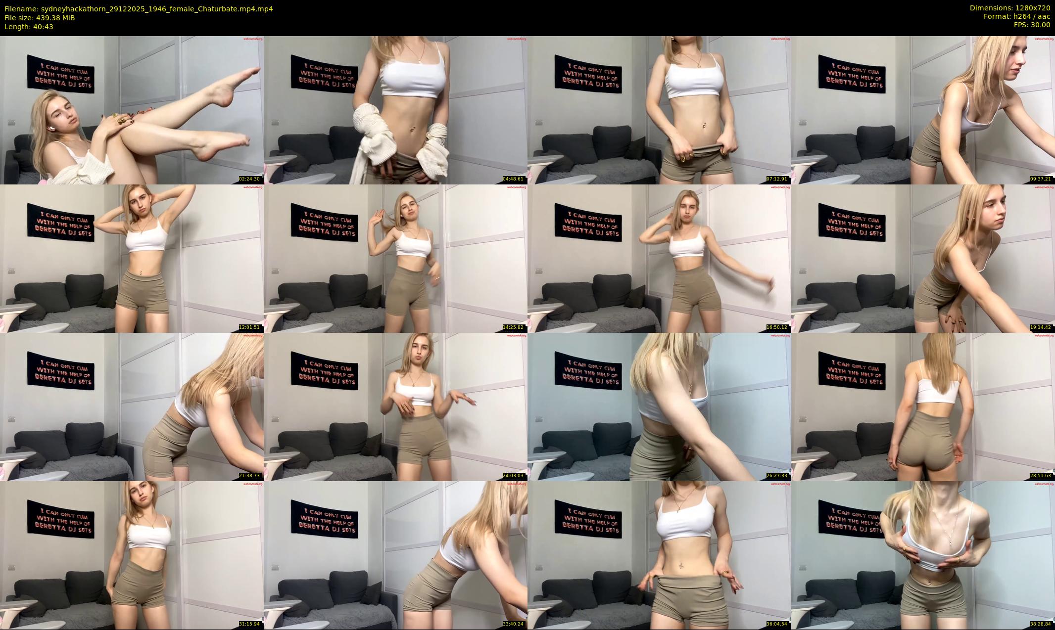 sydneyhackathorn — 41 minute Chaturbate female cam show recording, 720p, Dec 29, 2025