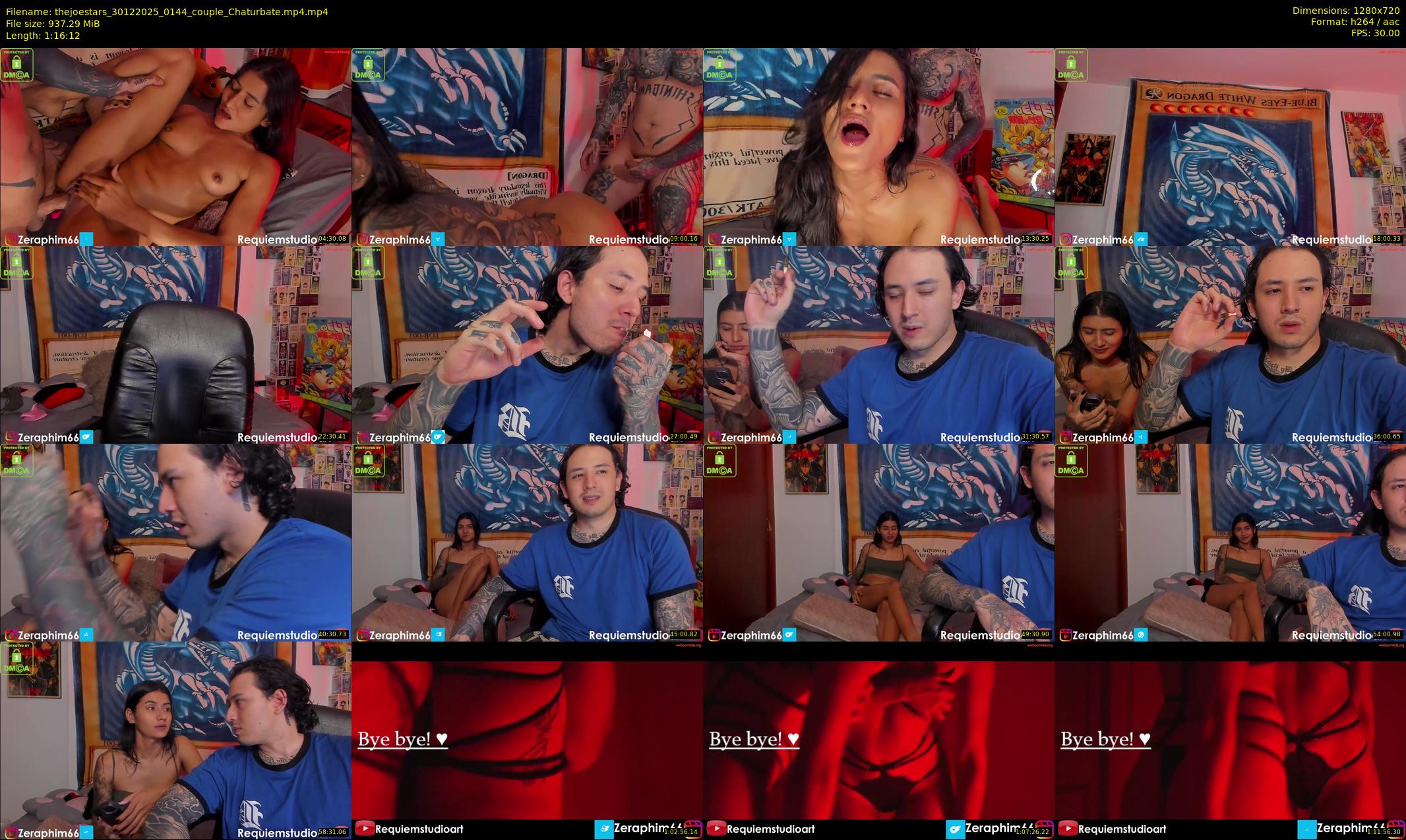 thejoestars — 77 minute Chaturbate couple cam show recording, 720p, Dec 30, 2025