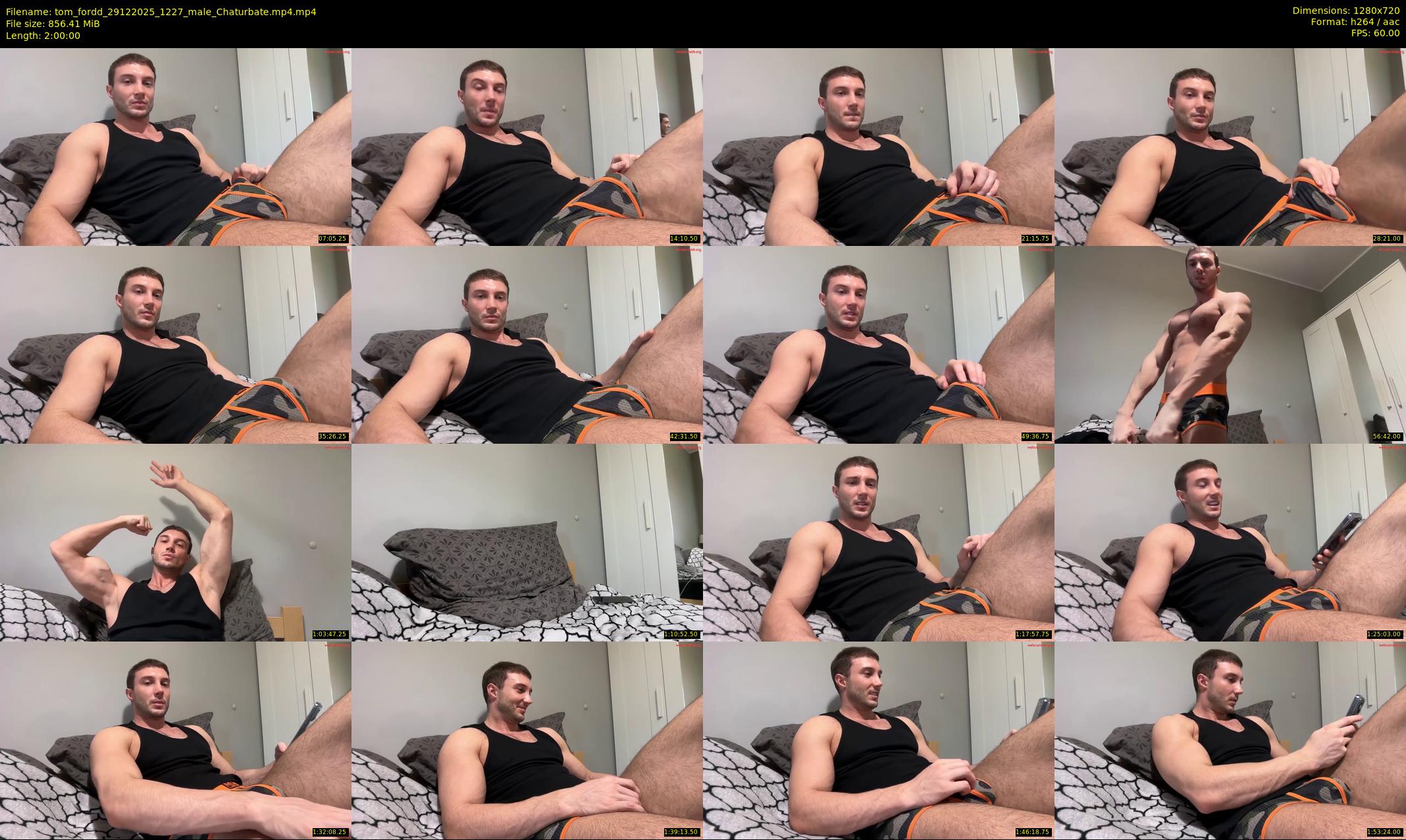 tom_fordd — 120 minute Chaturbate male cam show recording, 720p, Dec 29, 2025