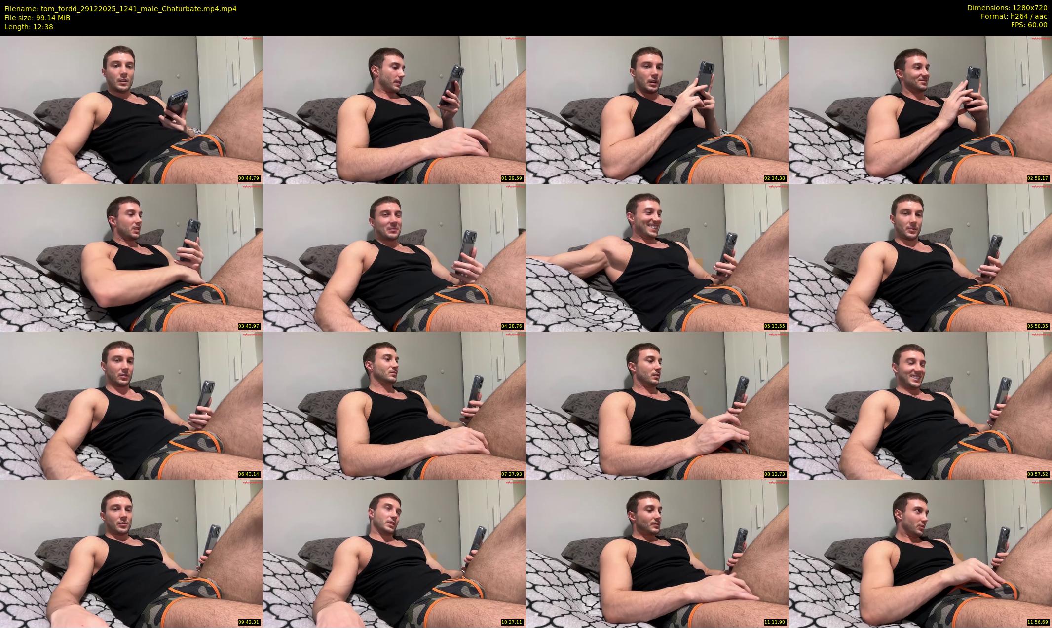 tom_fordd — 13 minute Chaturbate male cam show recording, 720p, Dec 29, 2025