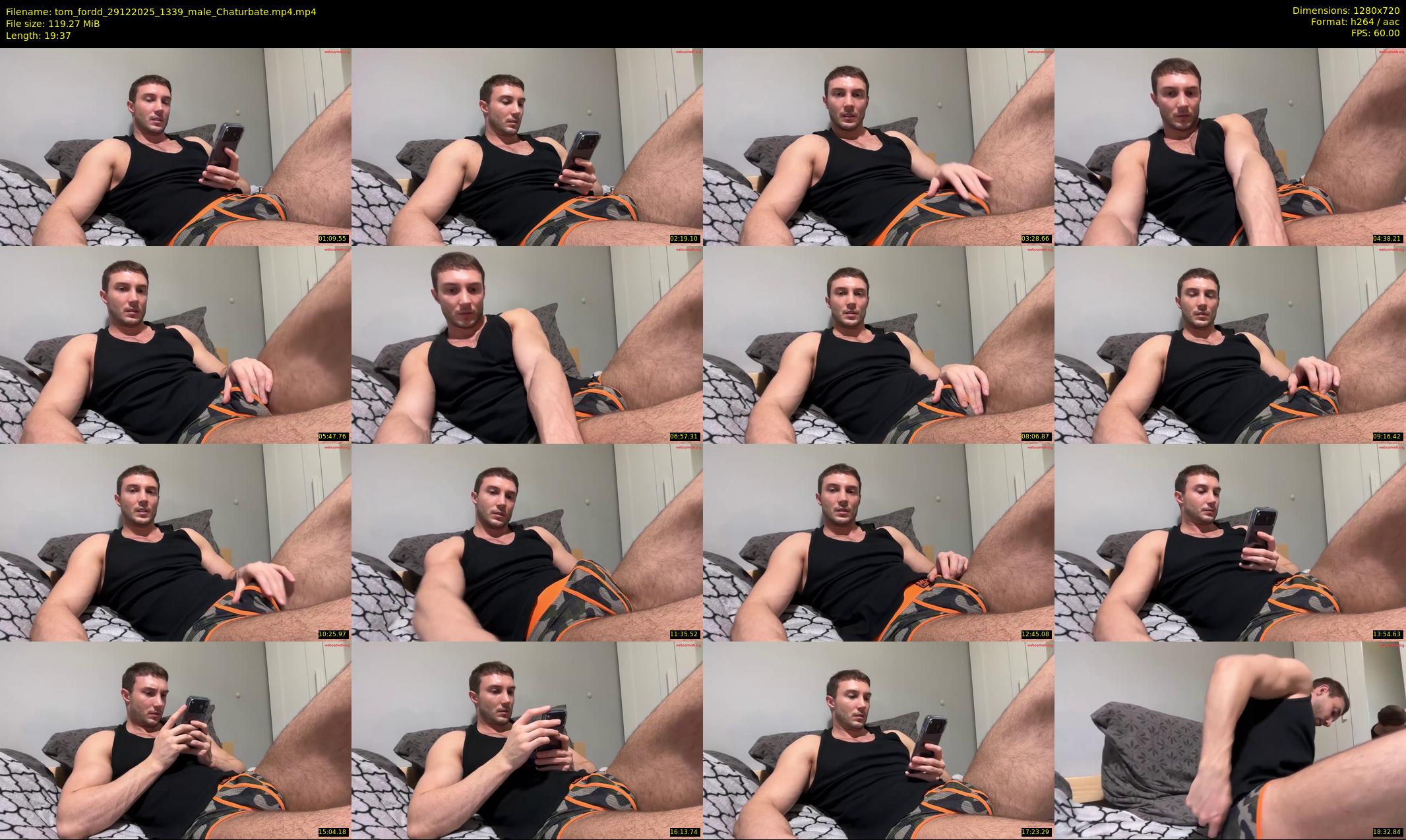 tom_fordd — 20 minute Chaturbate male cam show recording, 720p, Dec 29, 2025