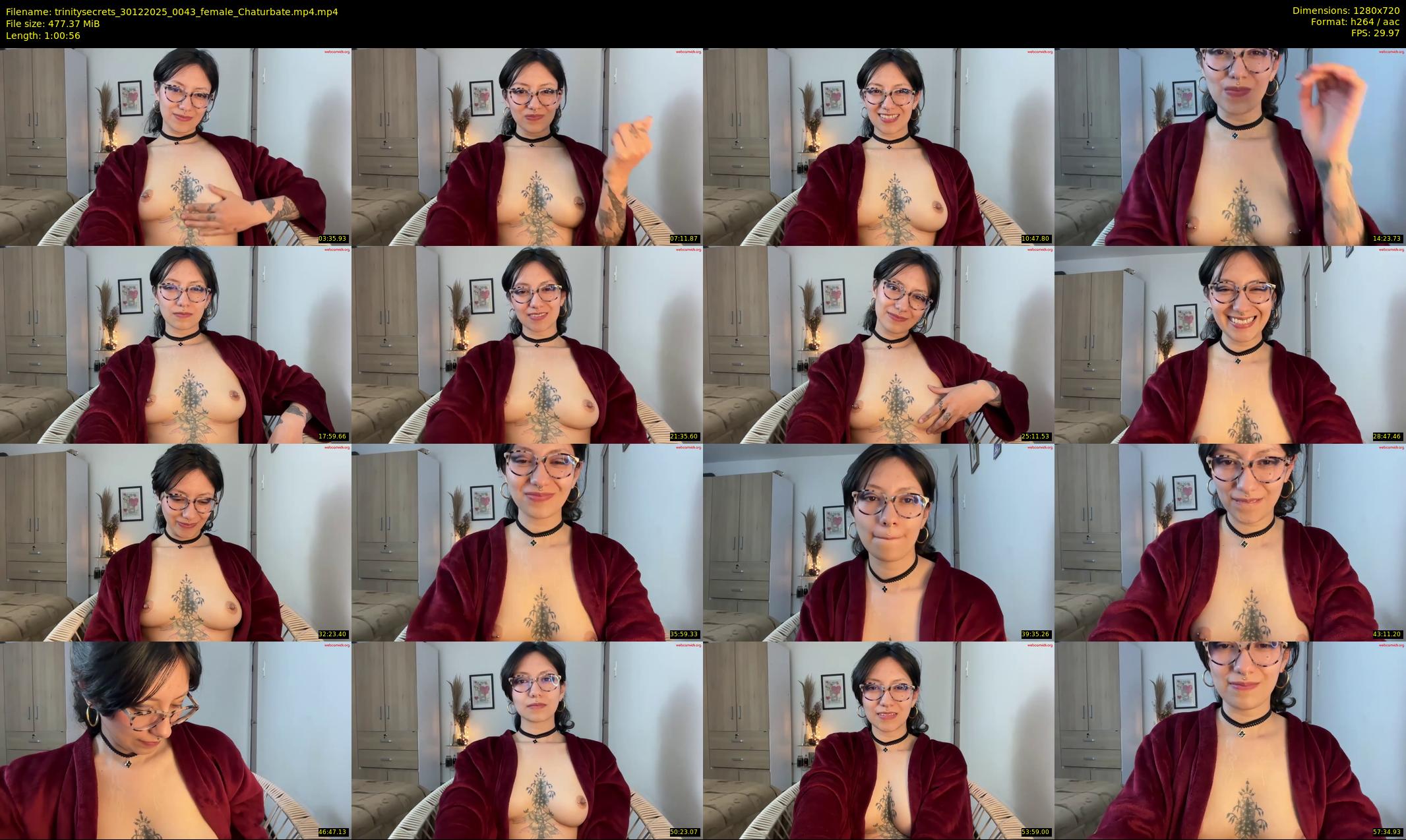 trinitysecrets — 61 minute Chaturbate female cam show recording, 720p, Dec 30, 2025