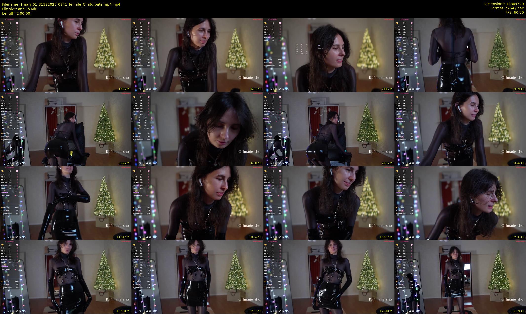 1mari_01 — 120 minute Chaturbate female cam show recording, 720p, Dec 31, 2025