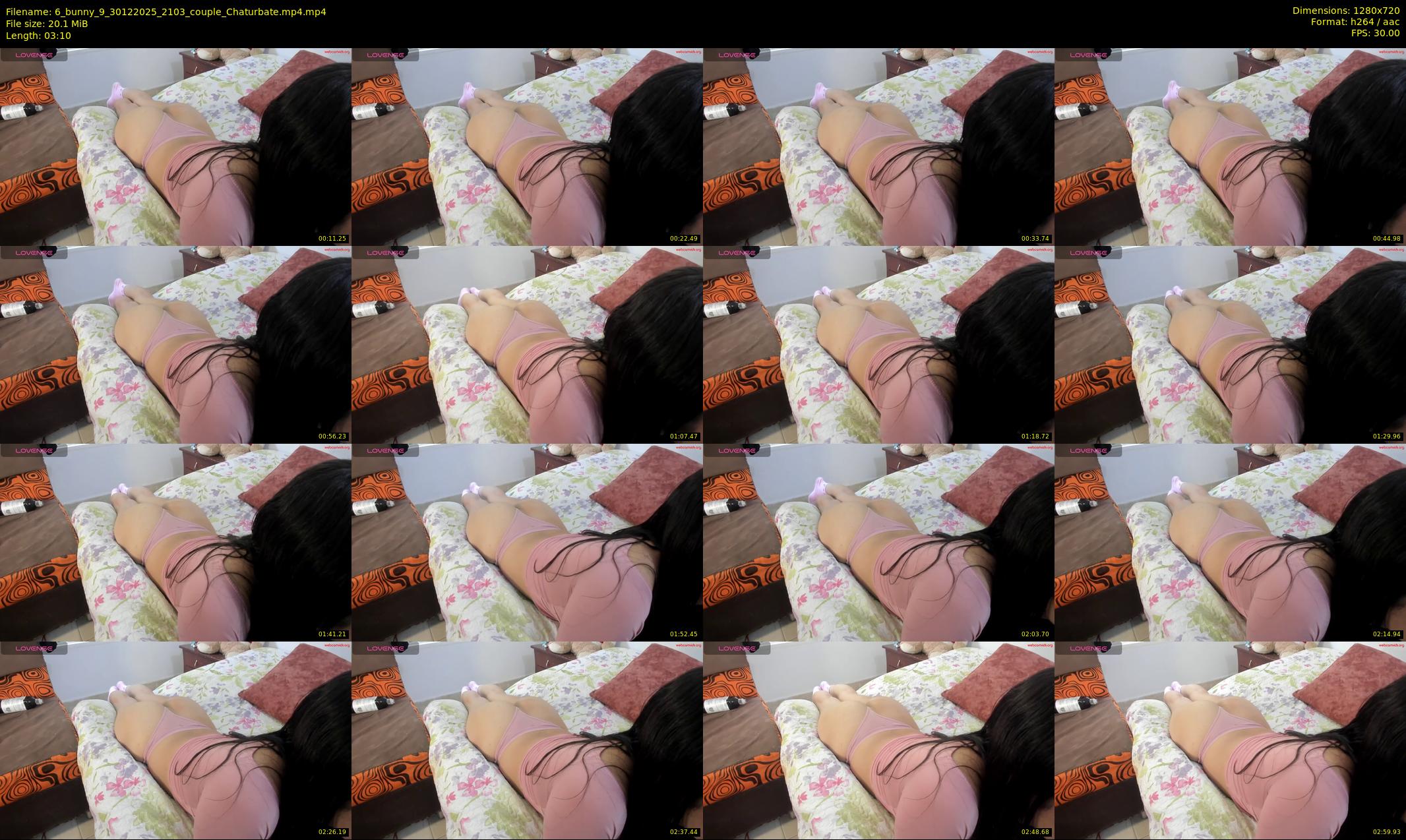 6_bunny_9 — 4 minute Chaturbate couple cam show recording, 720p, Dec 30, 2025