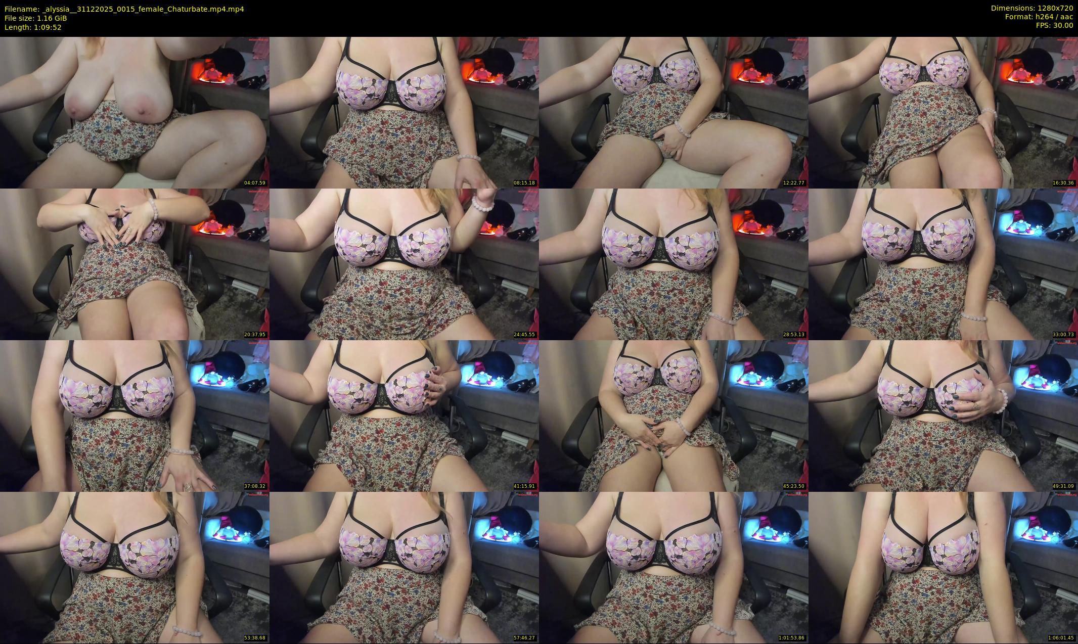 _alyssia_ — 70 minute Chaturbate female cam show recording, 720p, Dec 31, 2025