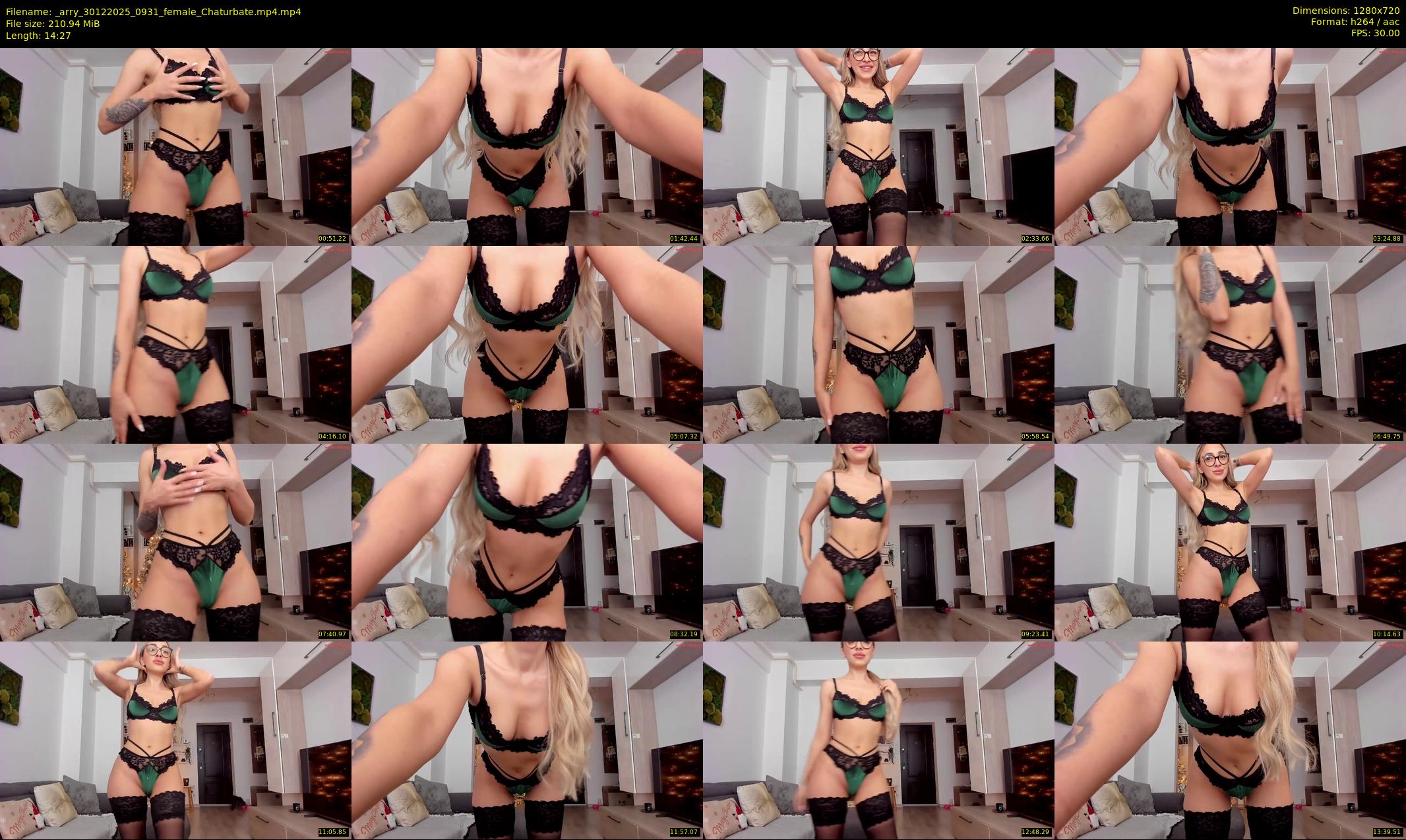 _arry — 15 minute Chaturbate female cam show recording, 720p, Dec 30, 2025