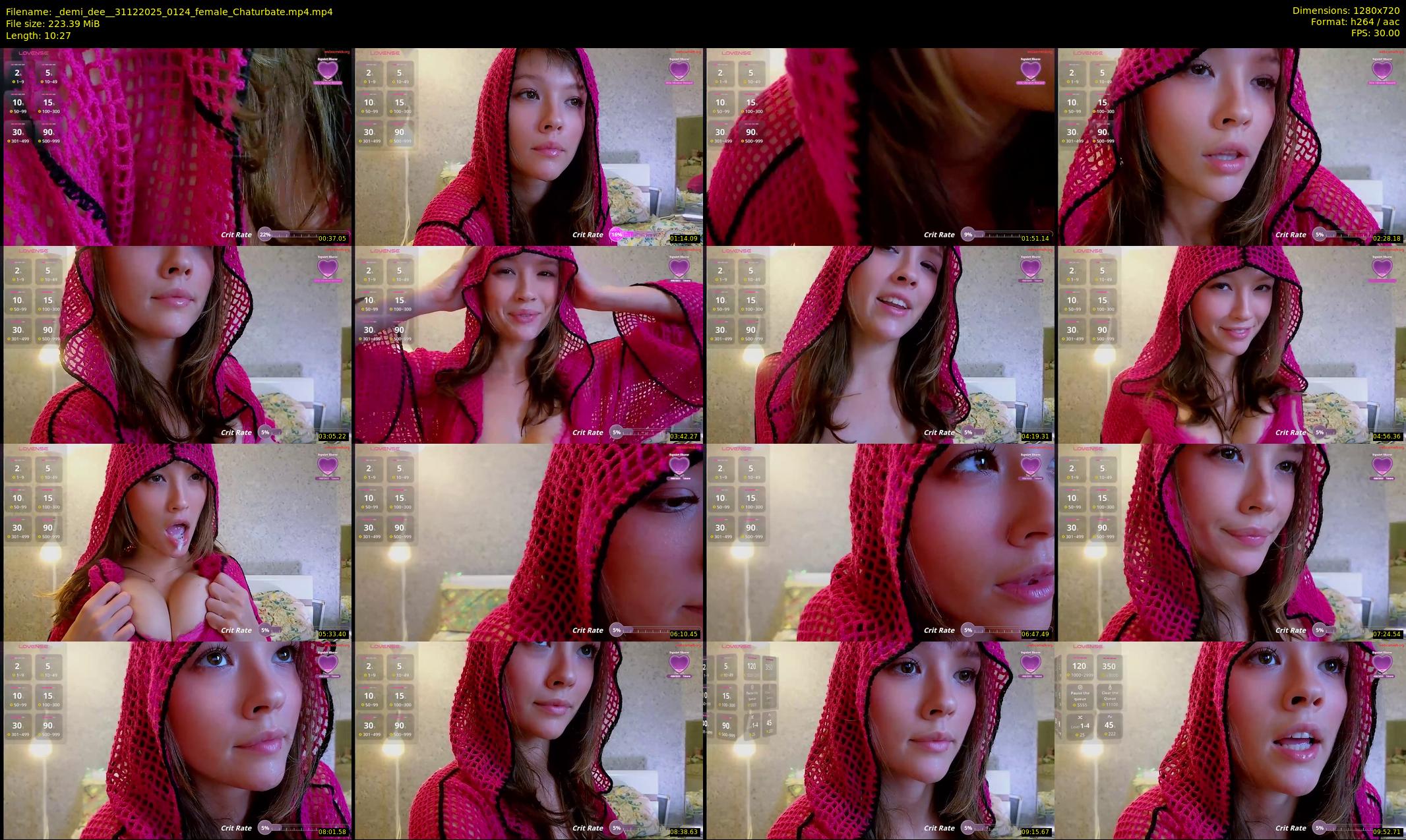 _demi_dee_ — 11 minute Chaturbate female cam show recording, 720p, Dec 31, 2025