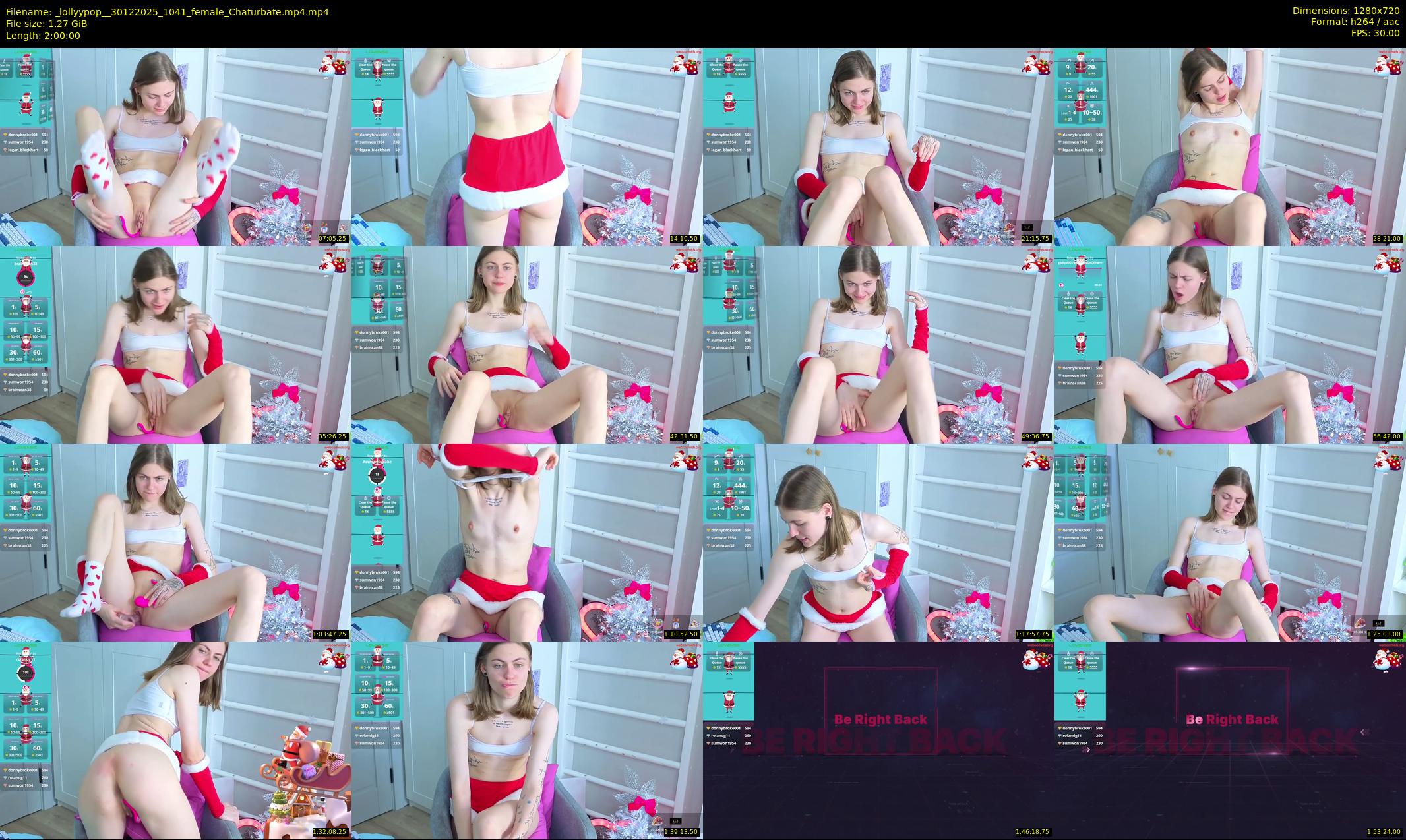 _lollyypop_ — 120 minute Chaturbate female cam show recording, 720p, Dec 30, 2025