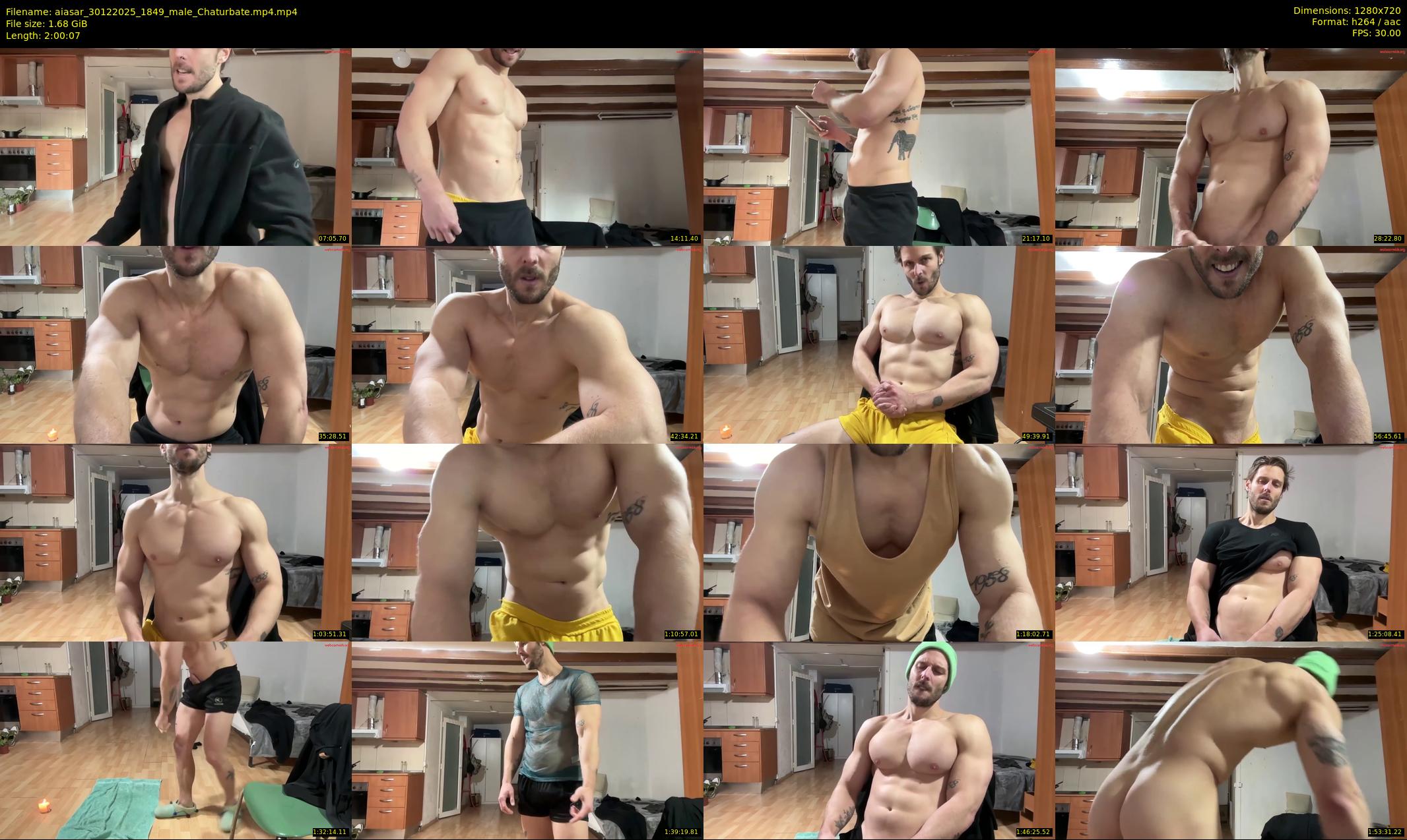 aiasar — 121 minute Chaturbate male cam show recording, 720p, Dec 30, 2025