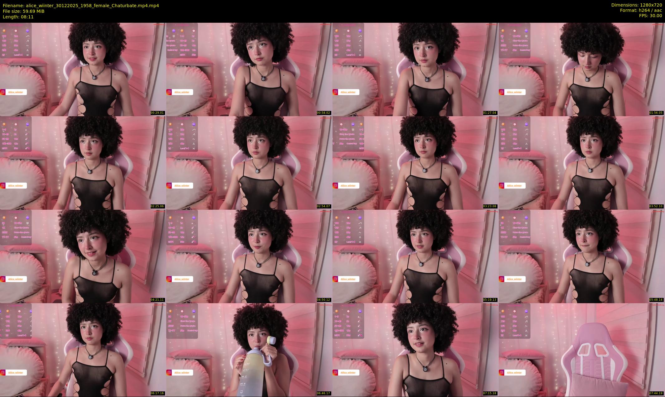 alice_wiinter — 9 minute Chaturbate female cam show recording, 720p, Dec 30, 2025