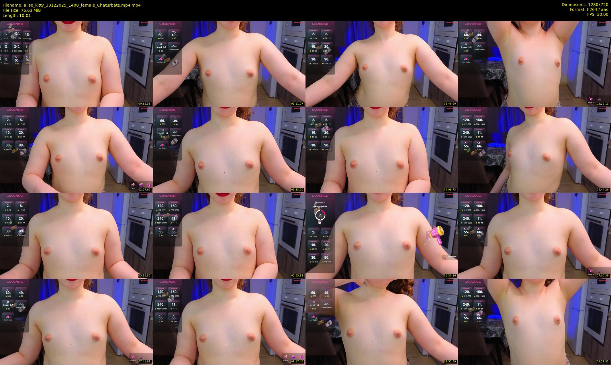 alise_kitty — 11 minute Chaturbate female cam show recording, 720p, Dec 30, 2025