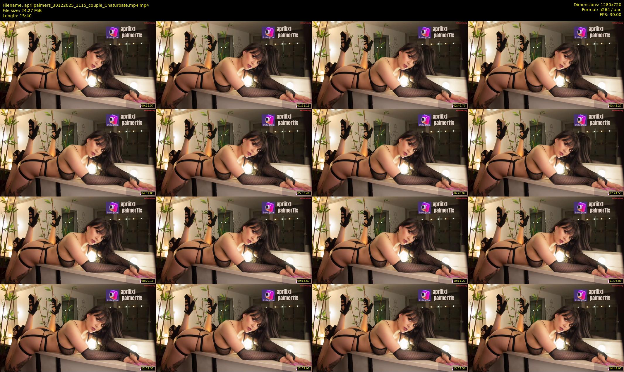 aprilpalmers — 16 minute Chaturbate female cam show recording, 720p, Dec 30, 2025