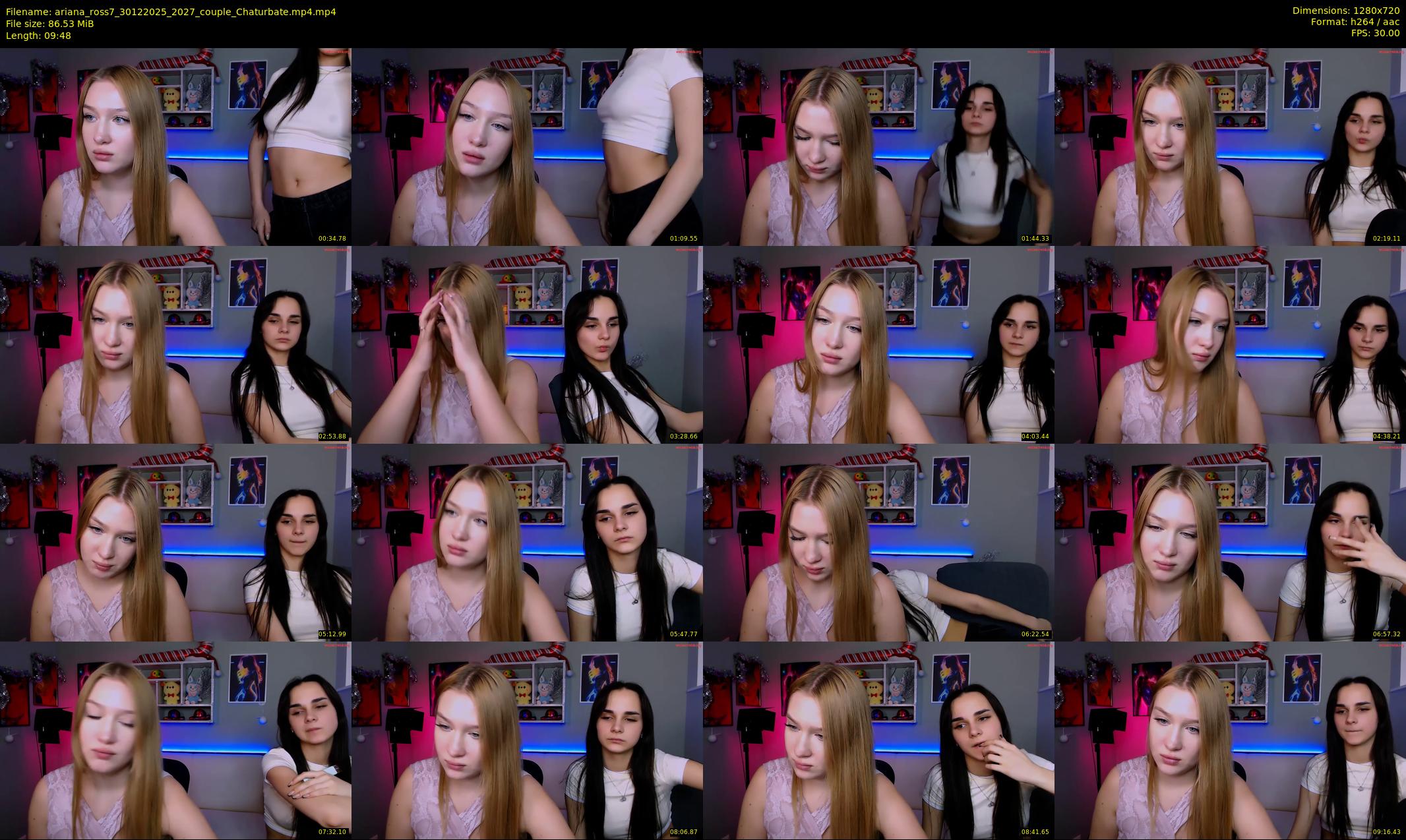 ariana_ross7 — 10 minute Chaturbate couple cam show recording, 720p, Dec 30, 2025