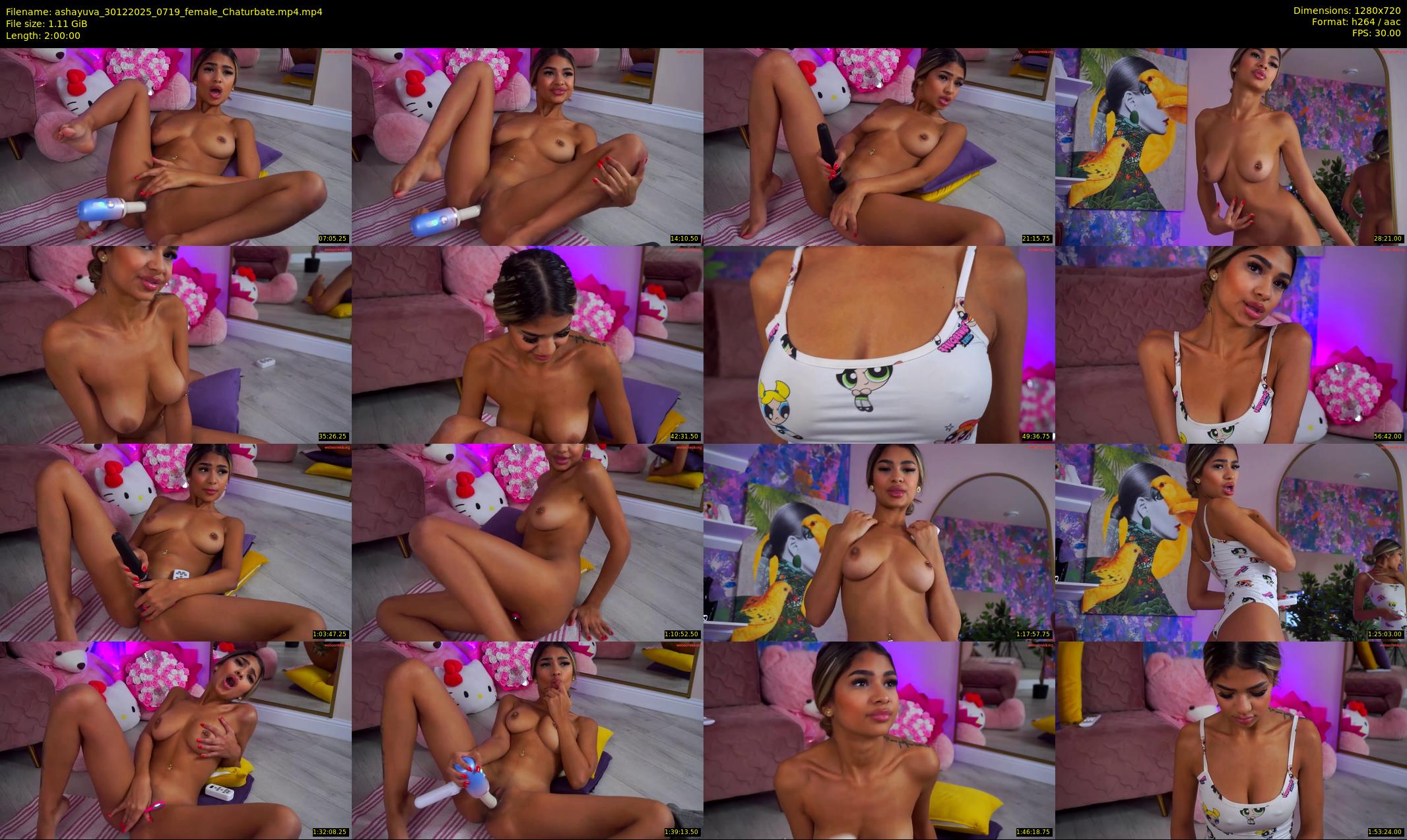 ashayuva — 120 minute Chaturbate female cam show recording, 720p, Dec 30, 2025