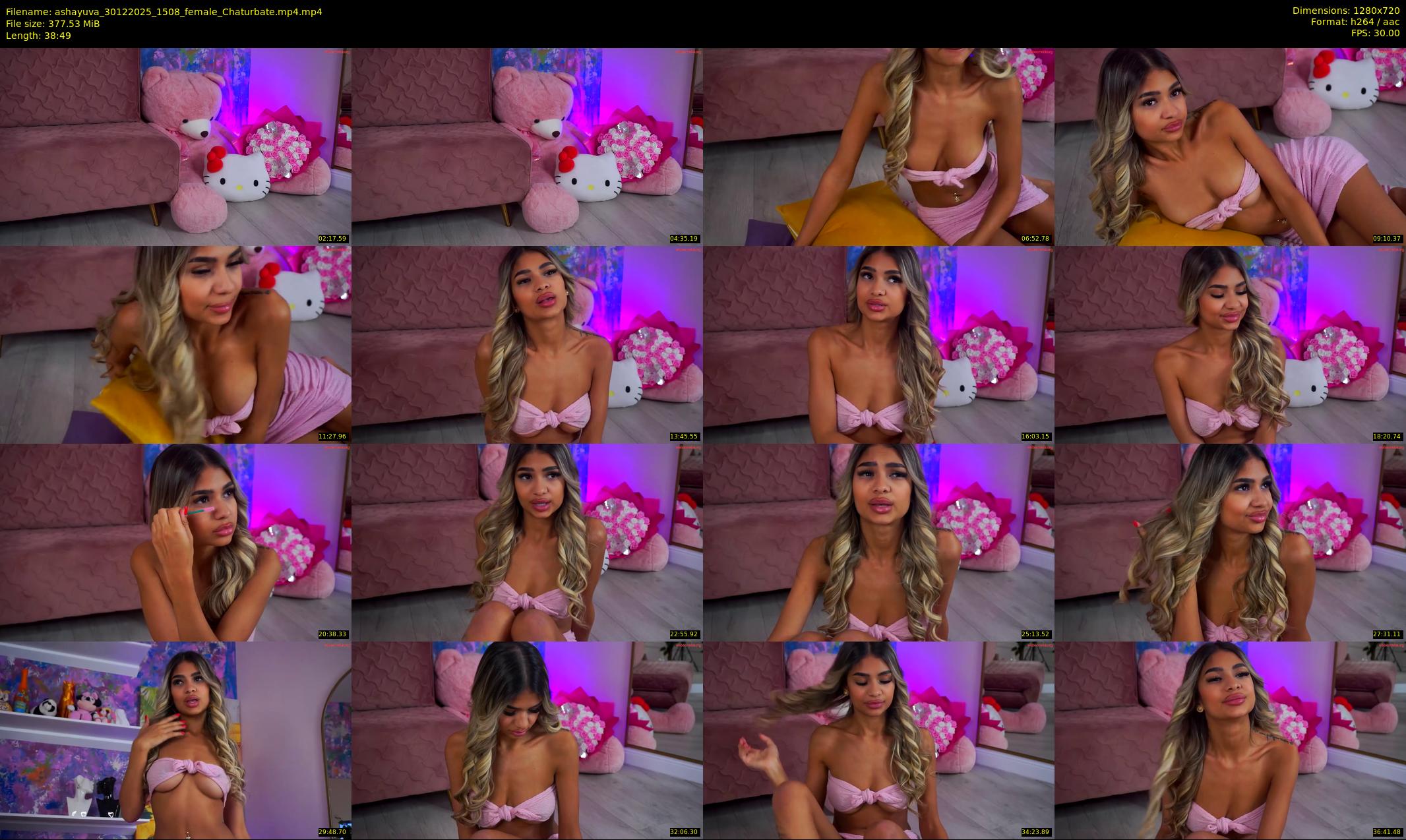 ashayuva — 39 minute Chaturbate female cam show recording, 720p, Dec 30, 2025