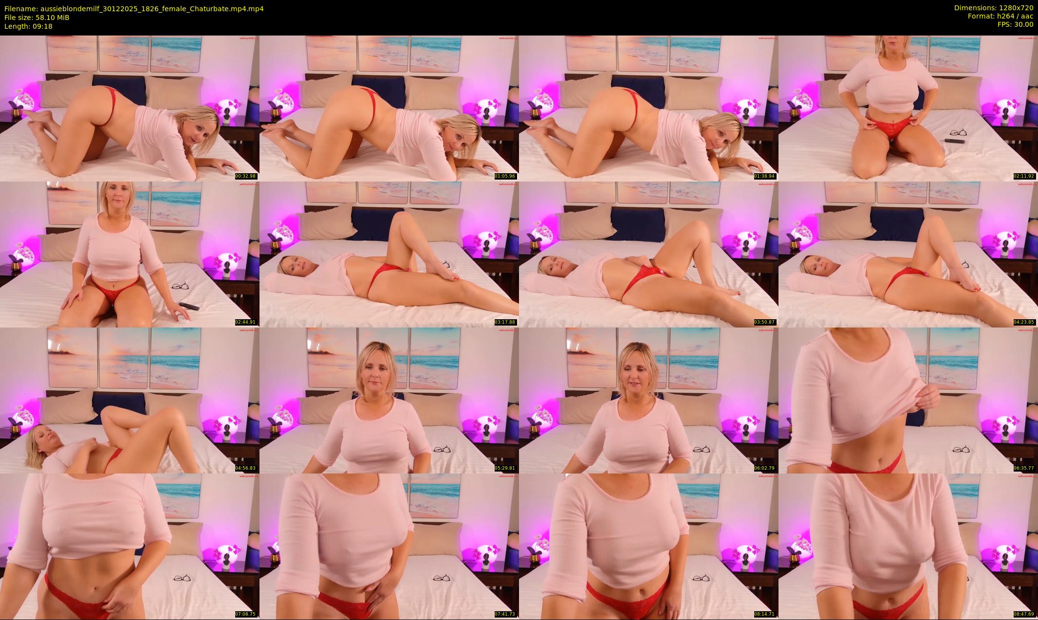 aussieblondemilf — 10 minute Chaturbate female cam show recording, 720p, Dec 30, 2025