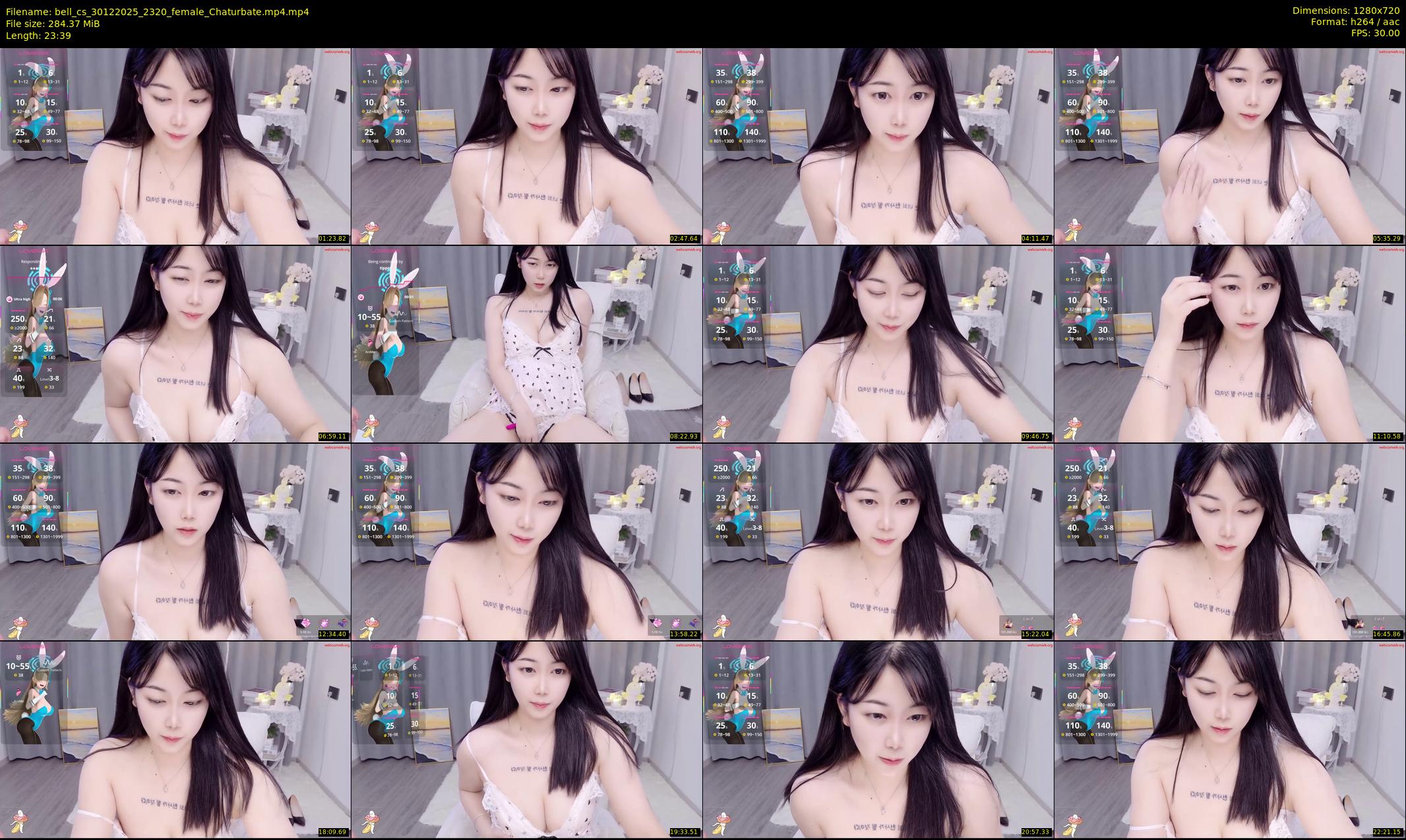 bell_cs — 24 minute Chaturbate female cam show recording, 720p, Dec 30, 2025