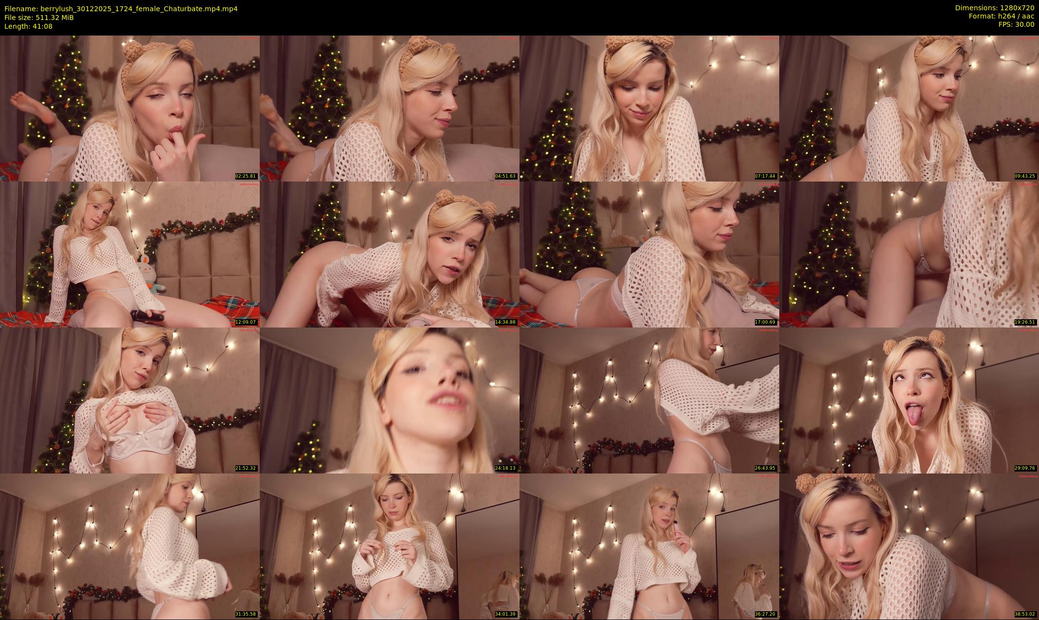 berrylush — 42 minute Chaturbate female cam show recording, 720p, Dec 30, 2025