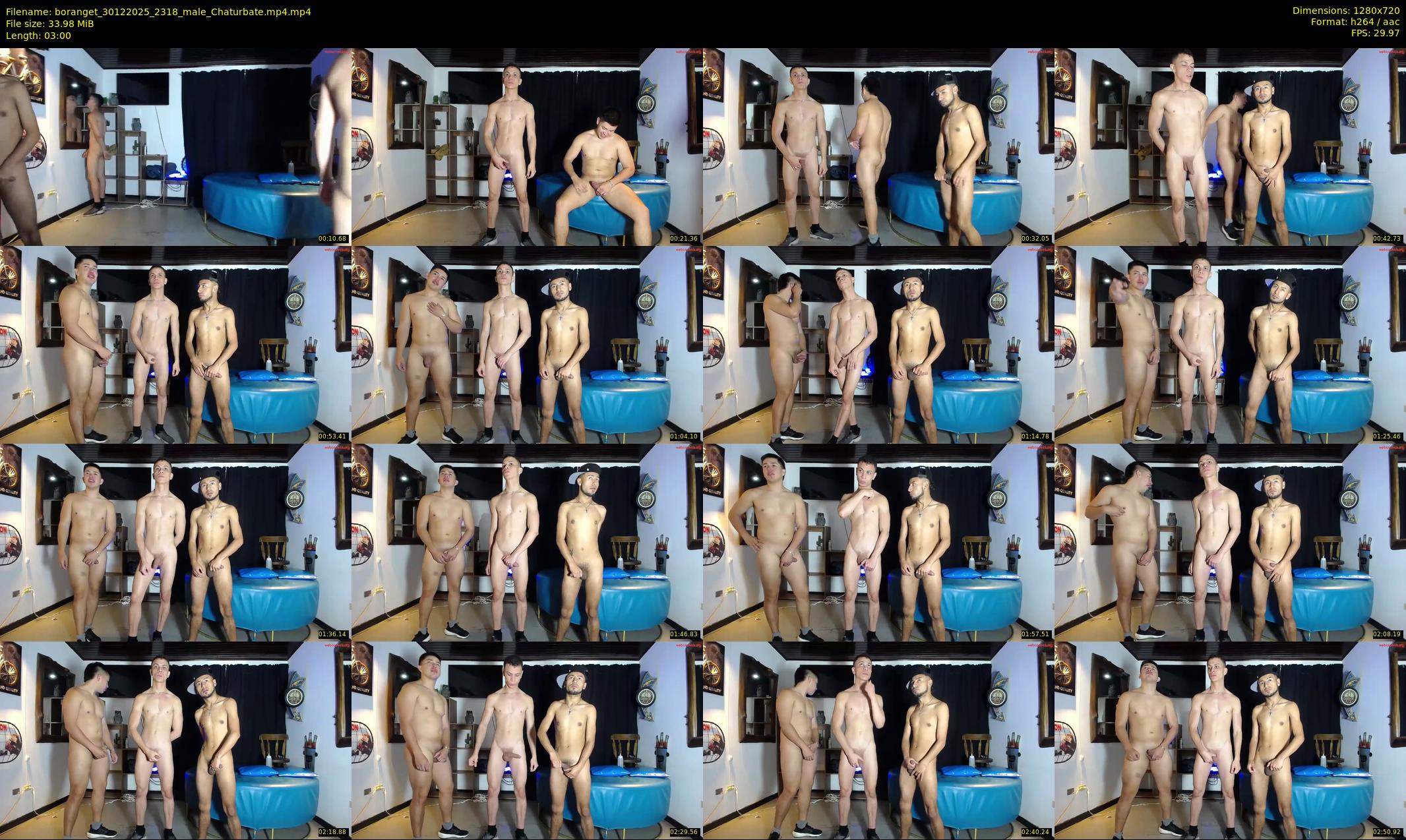 boranget — 3 minute Chaturbate male cam show recording, 720p, Dec 30, 2025
