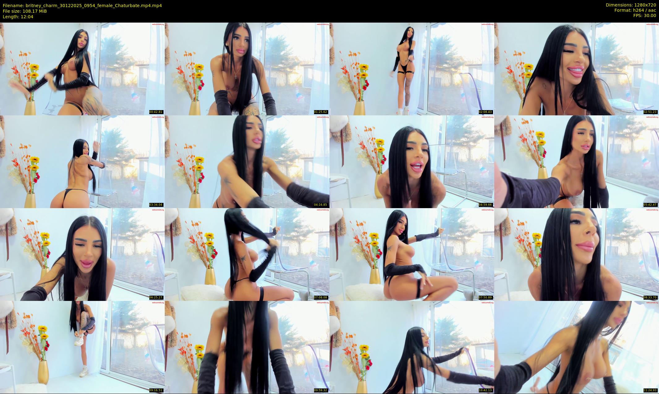 britney_charm — 13 minute Chaturbate female cam show recording, 720p, Dec 30, 2025