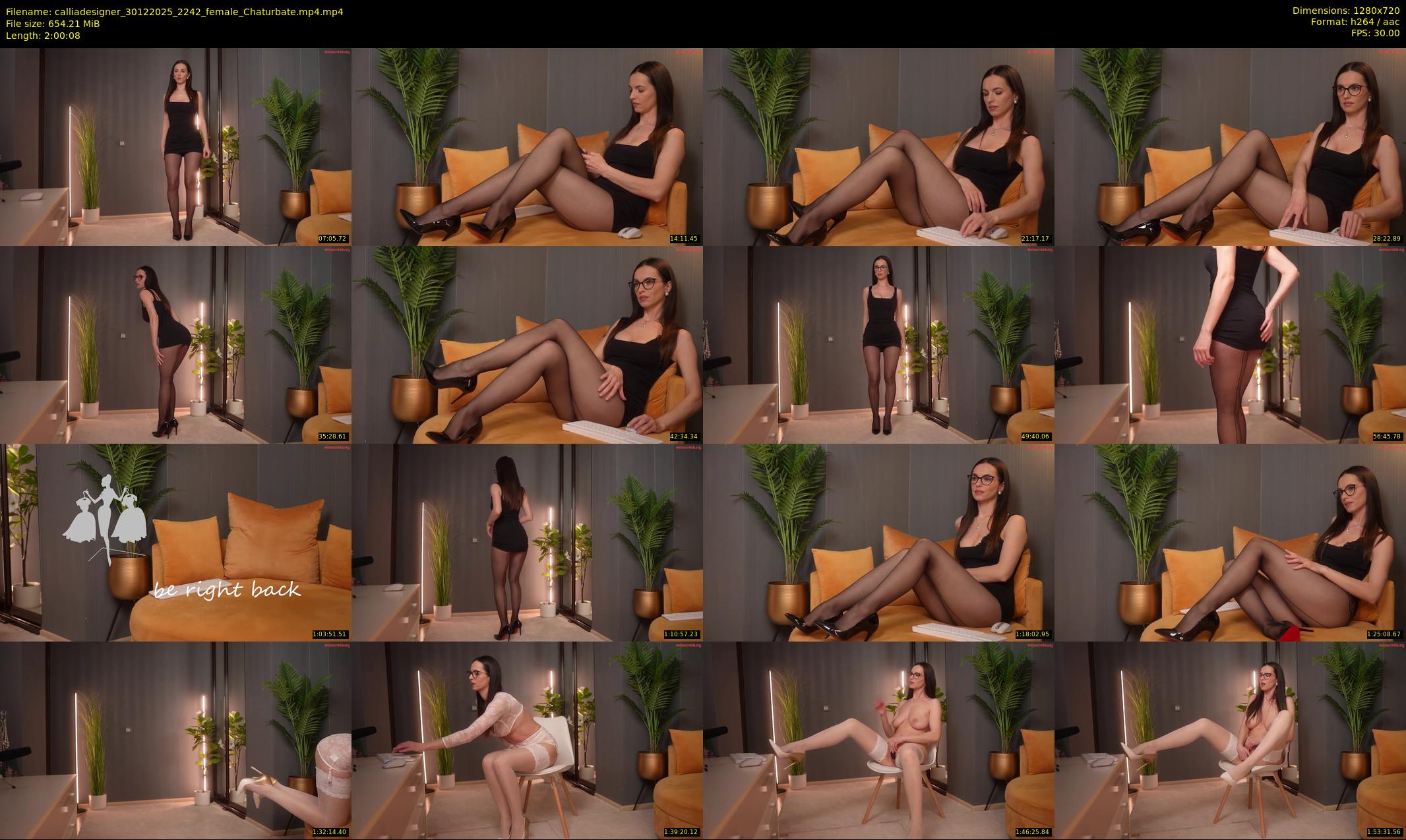 calliadesigner — 121 minute Chaturbate female cam show recording, 720p, Dec 30, 2025