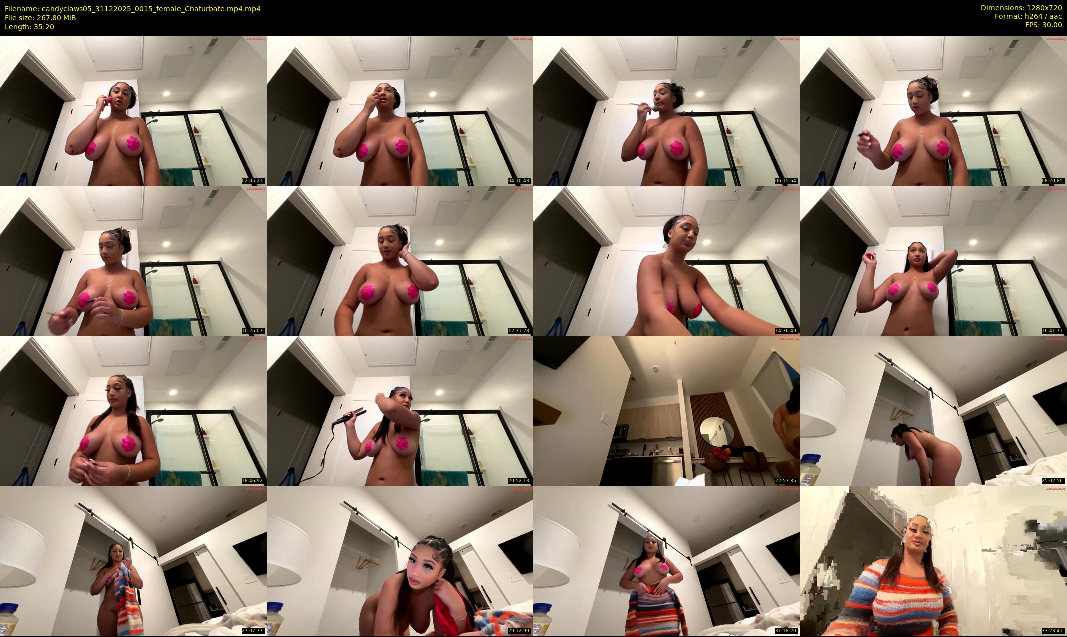 candyclaws05 — 36 minute Chaturbate female cam show recording, 720p, Dec 31, 2025