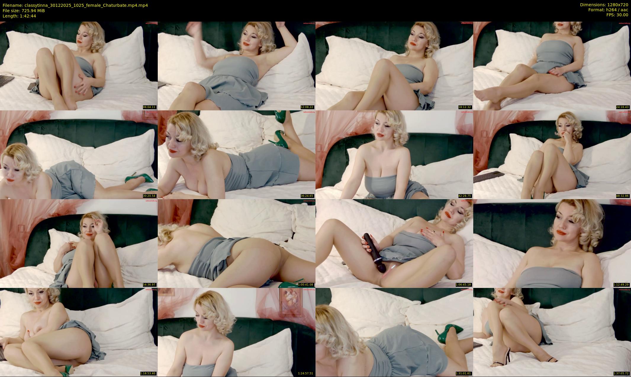 classytinna — 103 minute Chaturbate female cam show recording, 720p, Dec 30, 2025
