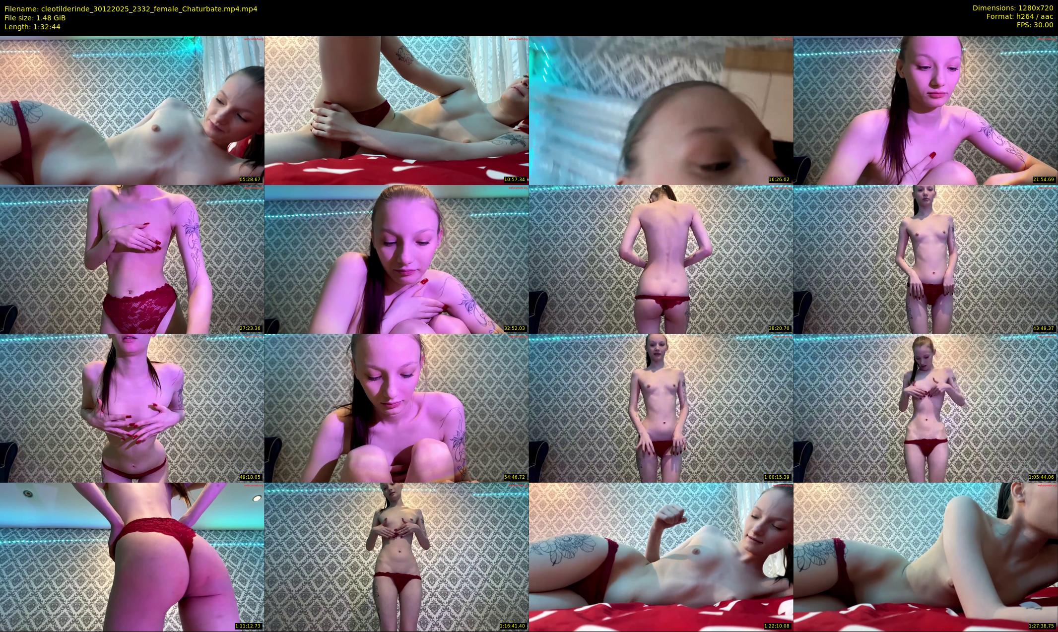 cleotilderinde — 93 minute Chaturbate female cam show recording, 720p, Dec 30, 2025