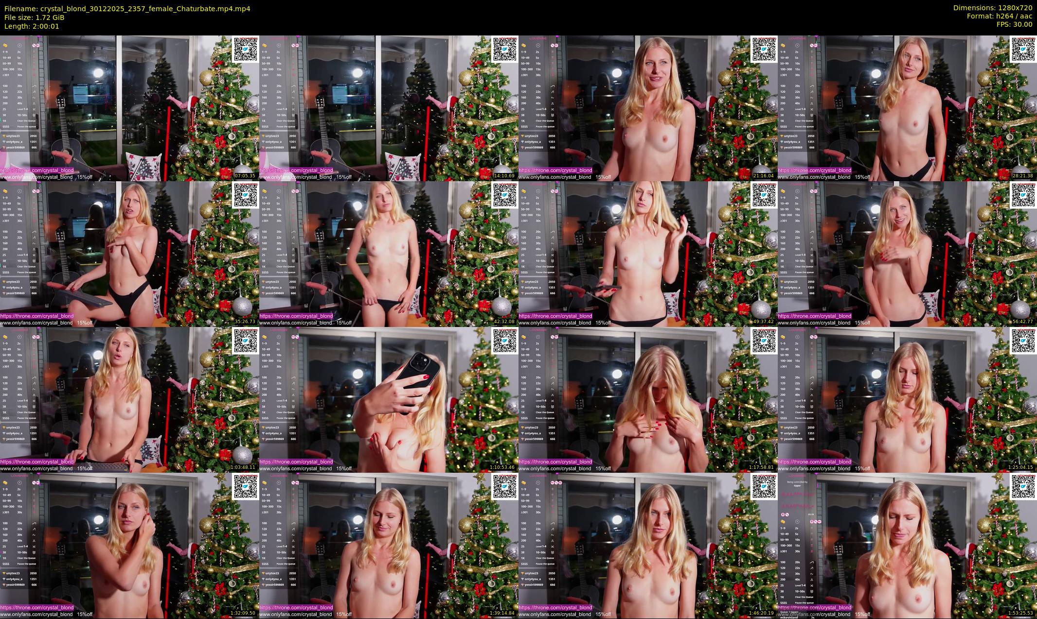 crystal_blond — 121 minute Chaturbate female cam show recording, 720p, Dec 30, 2025