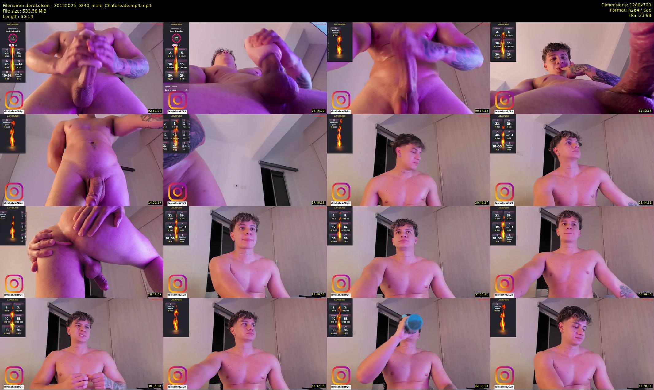 derekolsen_ — 51 minute Chaturbate male cam show recording, 720p, Dec 30, 2025