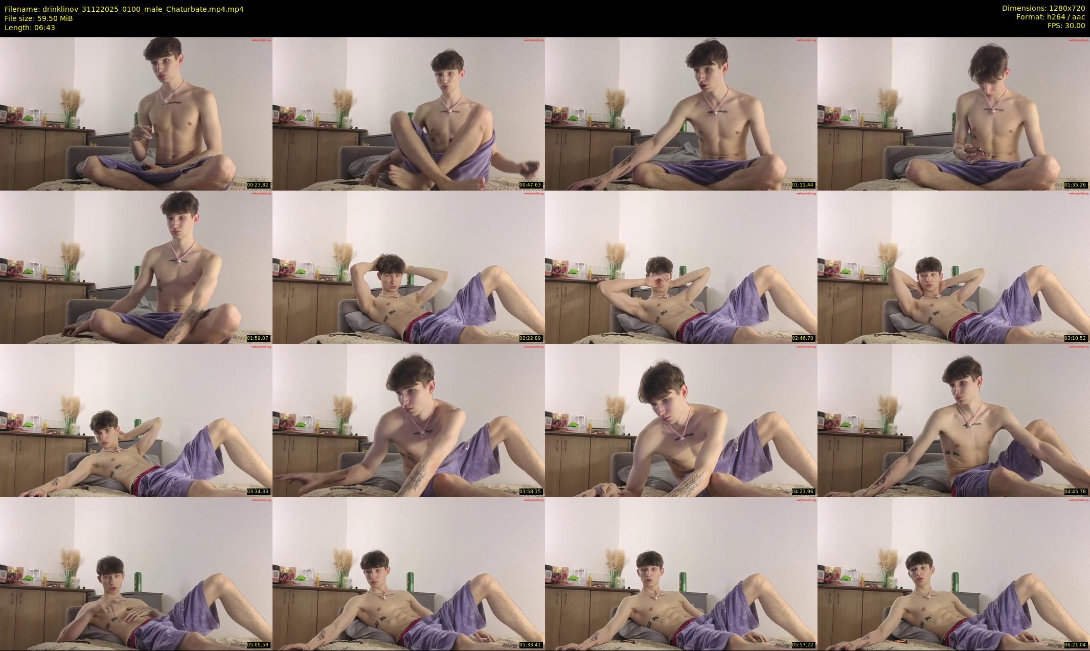 drinklinov — 7 minute Chaturbate male cam show recording, 720p, Dec 31, 2025