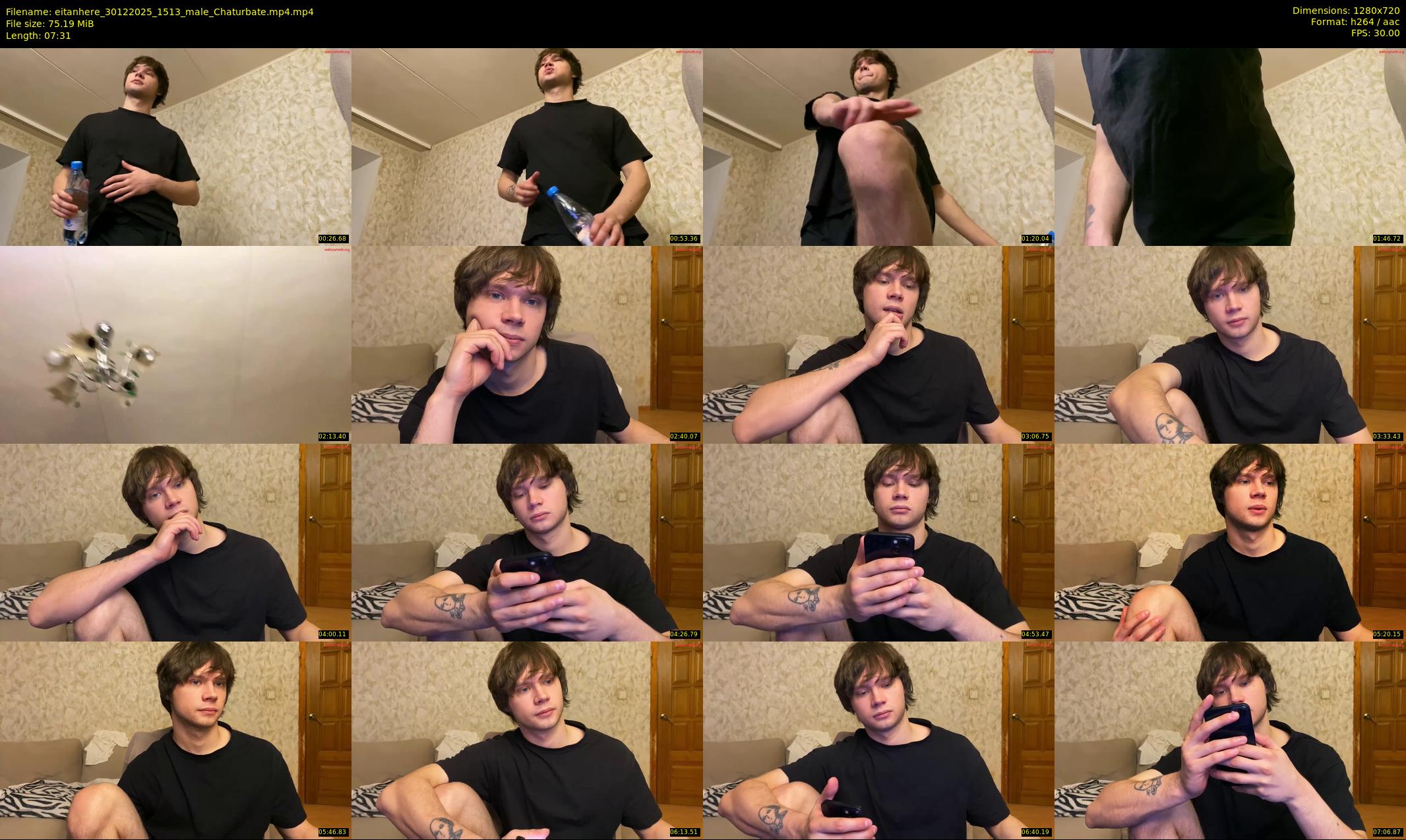 eitanhere — 8 minute Chaturbate male cam show recording, 720p, Dec 30, 2025