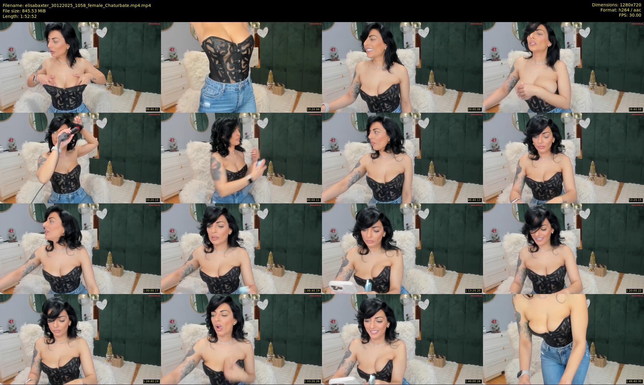 elisabaxter — 113 minute Chaturbate female cam show recording, 720p, Dec 30, 2025