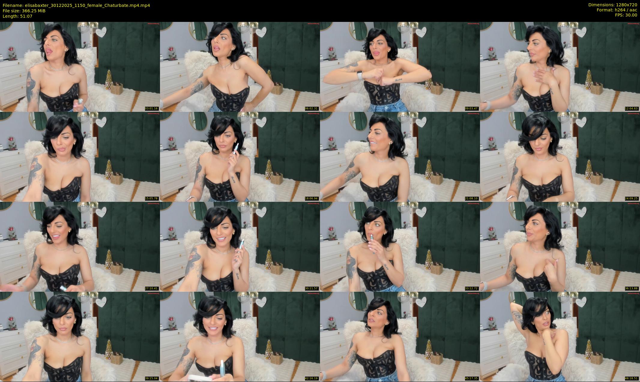 elisabaxter — 52 minute Chaturbate female cam show recording, 720p, Dec 30, 2025