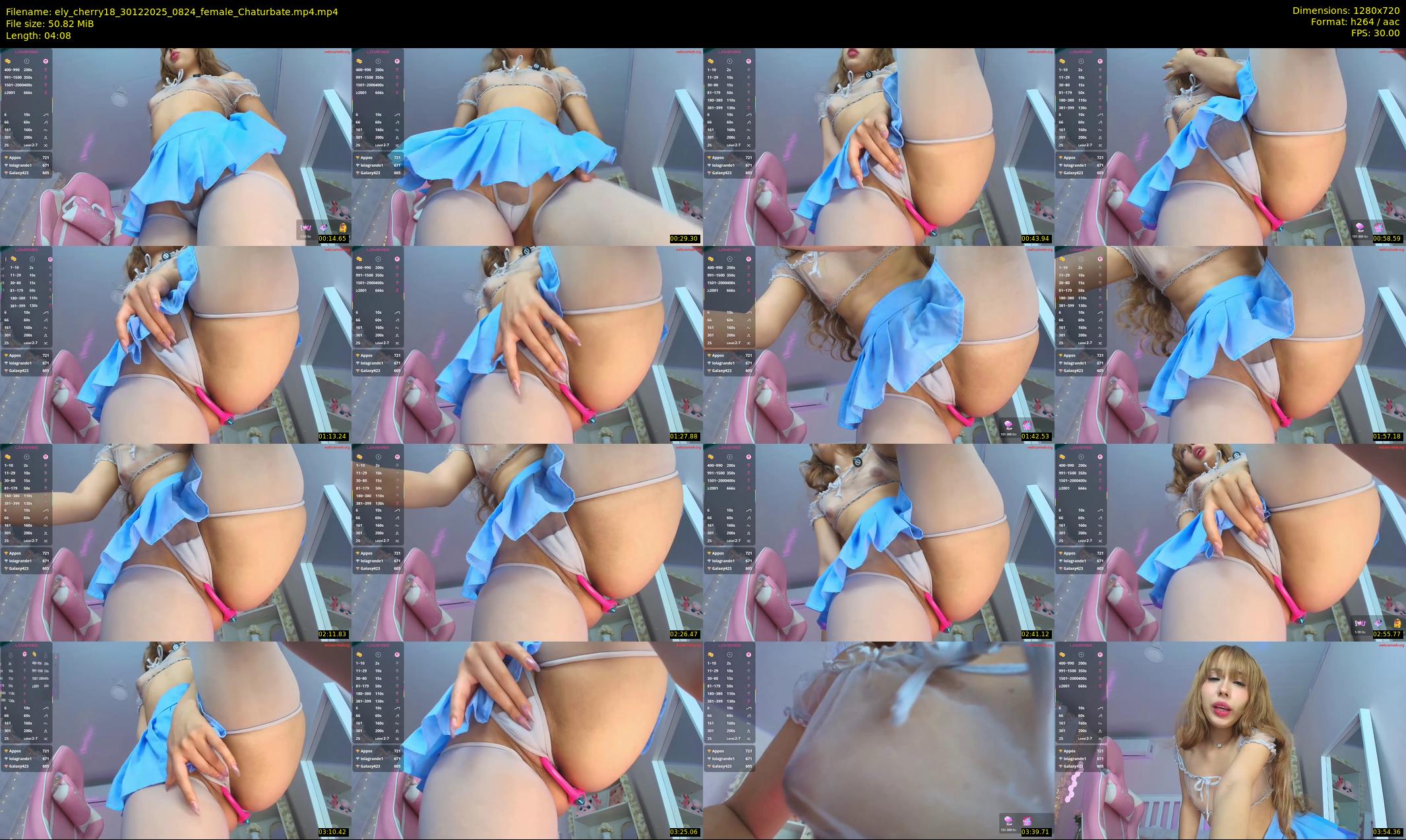 ely_cherry18 — 5 minute Chaturbate female cam show recording, 720p, Dec 30, 2025