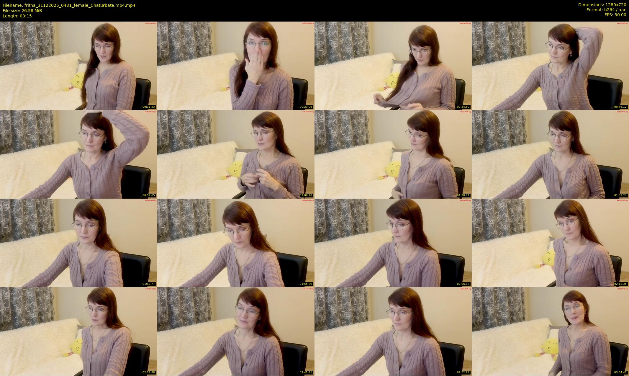 fritha — 4 minute Chaturbate female cam show recording, 720p, Dec 31, 2025